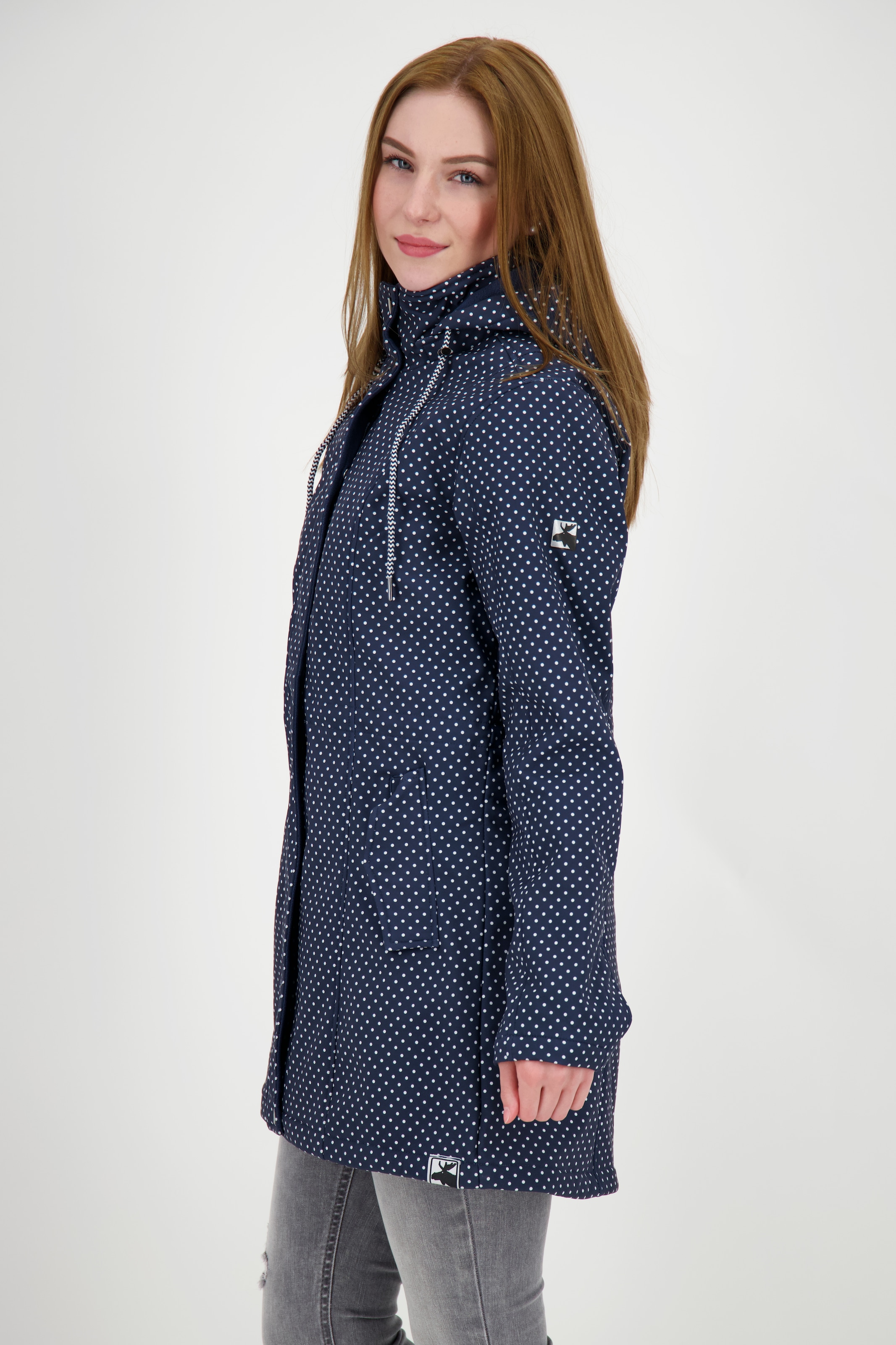 DEPROC Active Softshellmantel "TWIN PEAK DOTS WOMEN", auch in Großen Größen günstig online kaufen