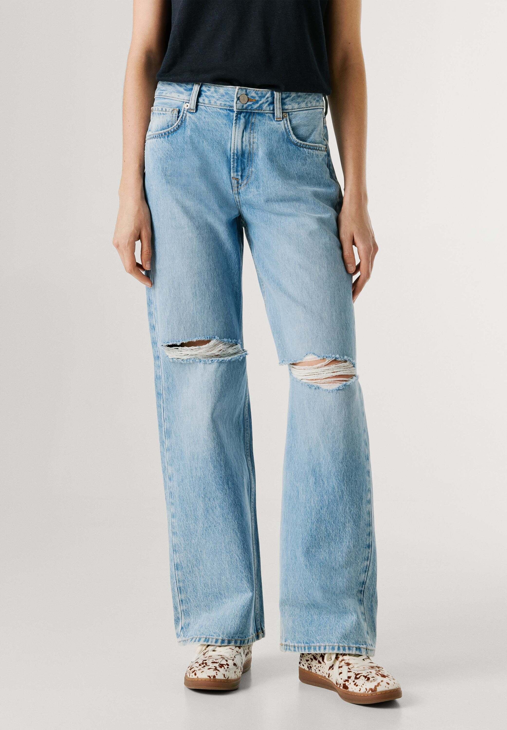 Pepe Jeans Relax-fit-Jeans "relaxed fit jeans LOOSE ST JEANS MW HAZEL"