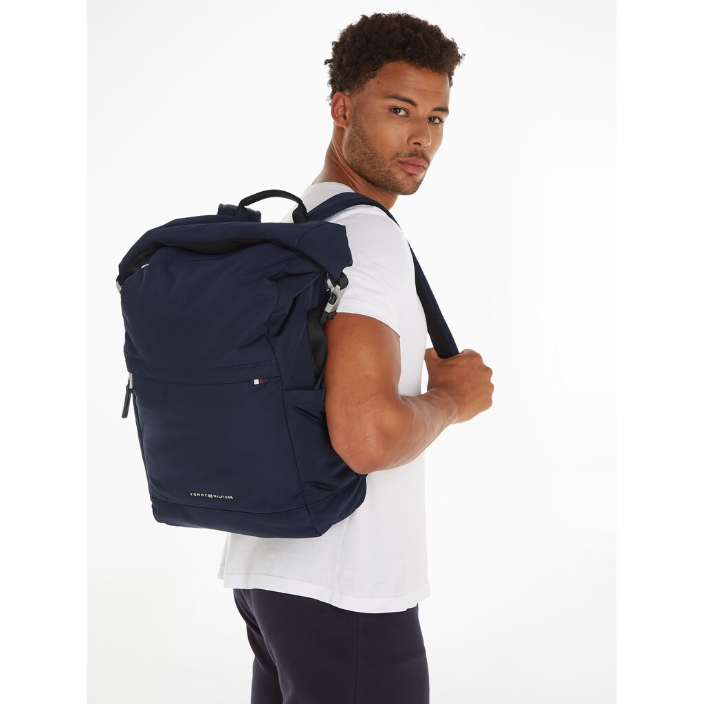 Tommy Hilfiger Cityrucksack »TH SIGNATURE ROLLTOP BACKPACK«