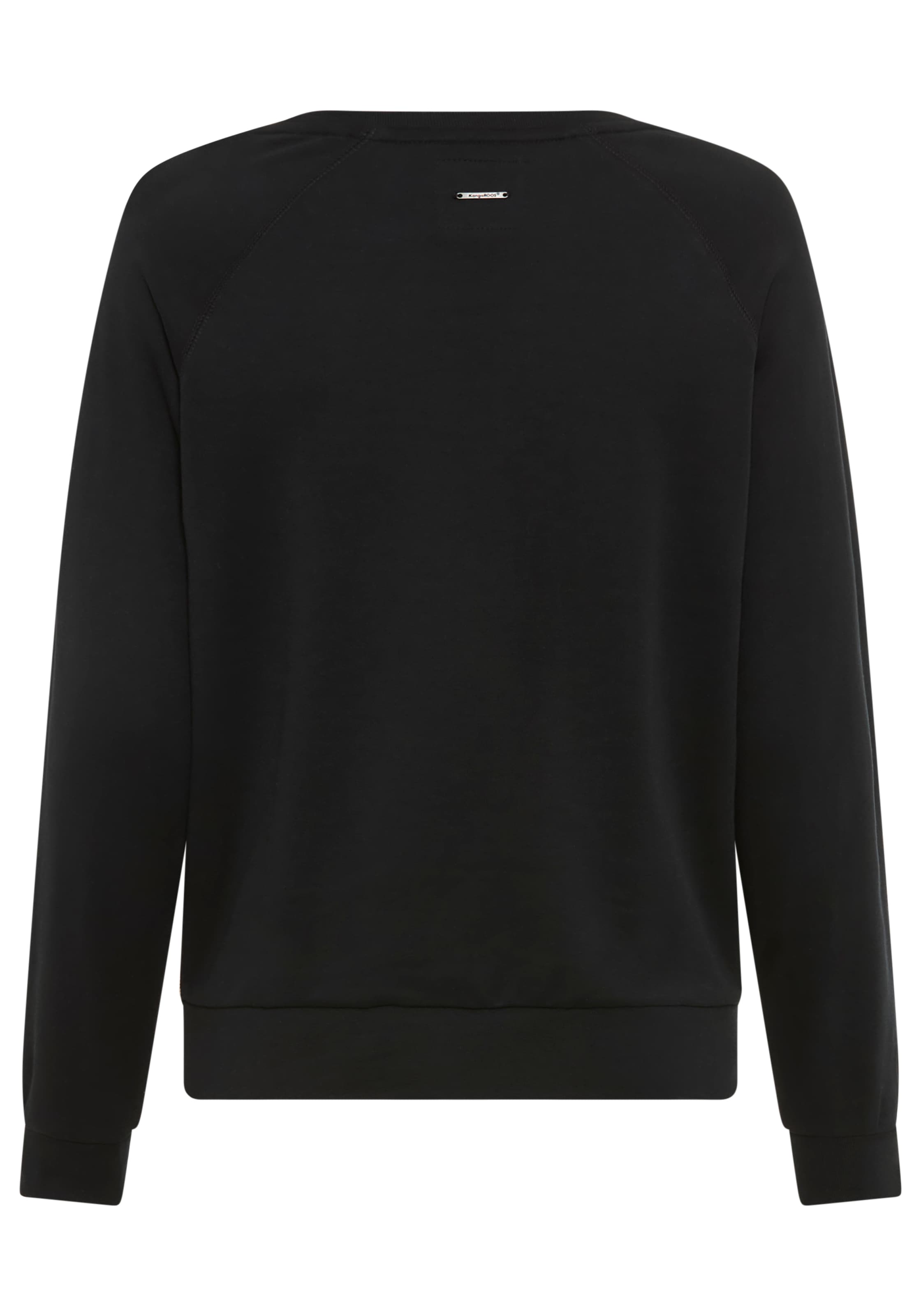 KangaROOS Sweatshirt, Langarm, figurumspielender Schnitt, mit Print, Rundhalsausschnitt