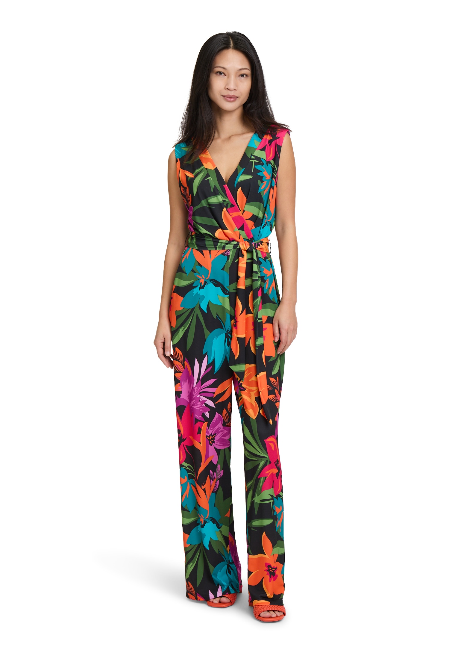 Vera Mont Overall "Vera Mont Damen Jumpsuit mit Bindegürtel", (1 tlg.), Dru günstig online kaufen