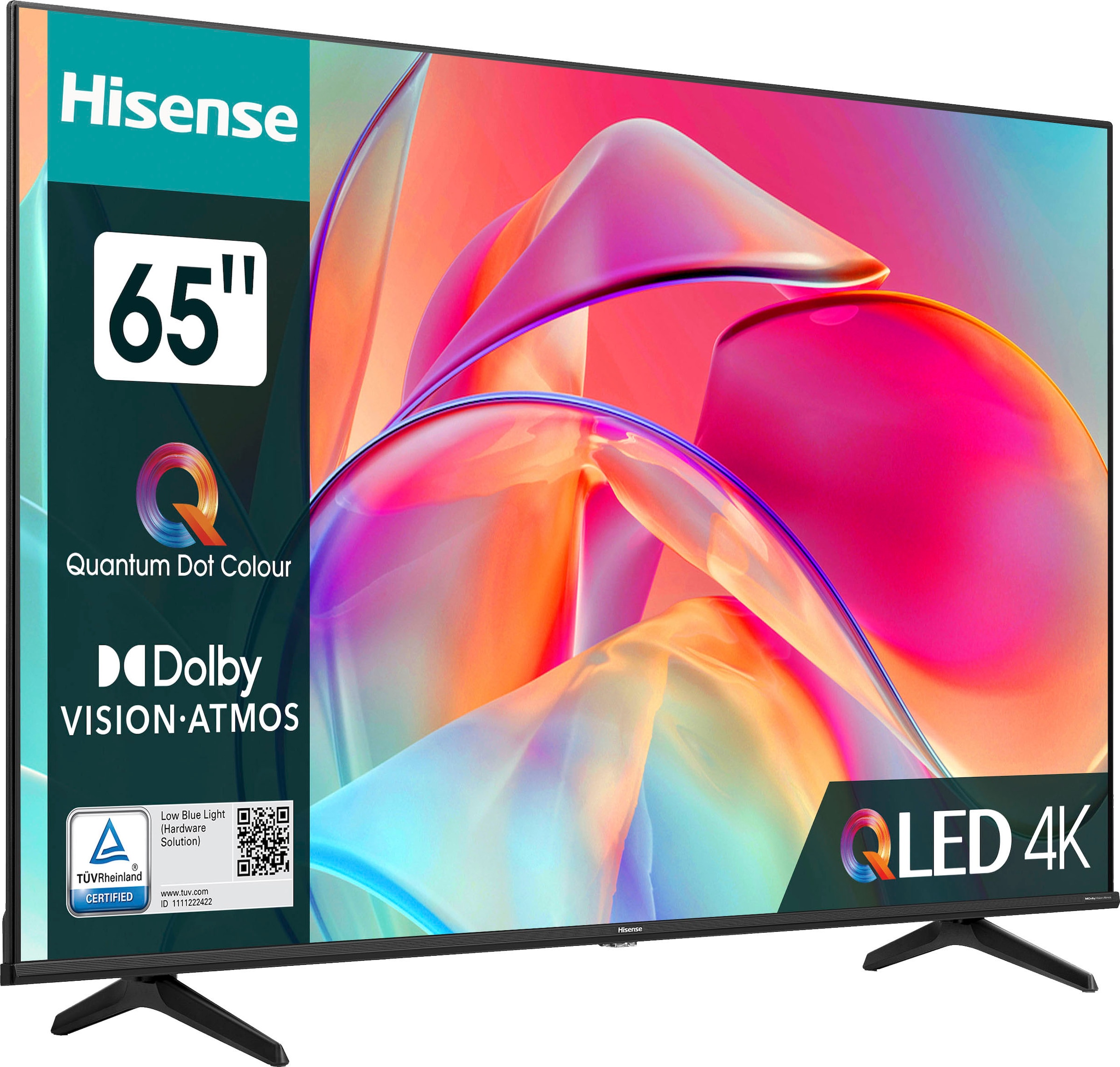 Hisense QLED-Fernseher »65E7KQ«, 164 cm/65 Zoll, 4K Ultra HD, Smart-TV |  BAUR