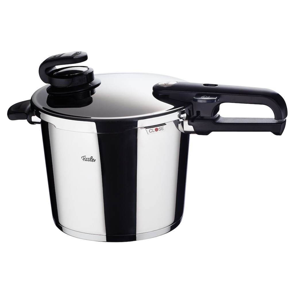 Fissler Schnellkochtopf »vivavit premium digital«, Edelstahl, (1 tlg.), incl. Einsatzgarnitur