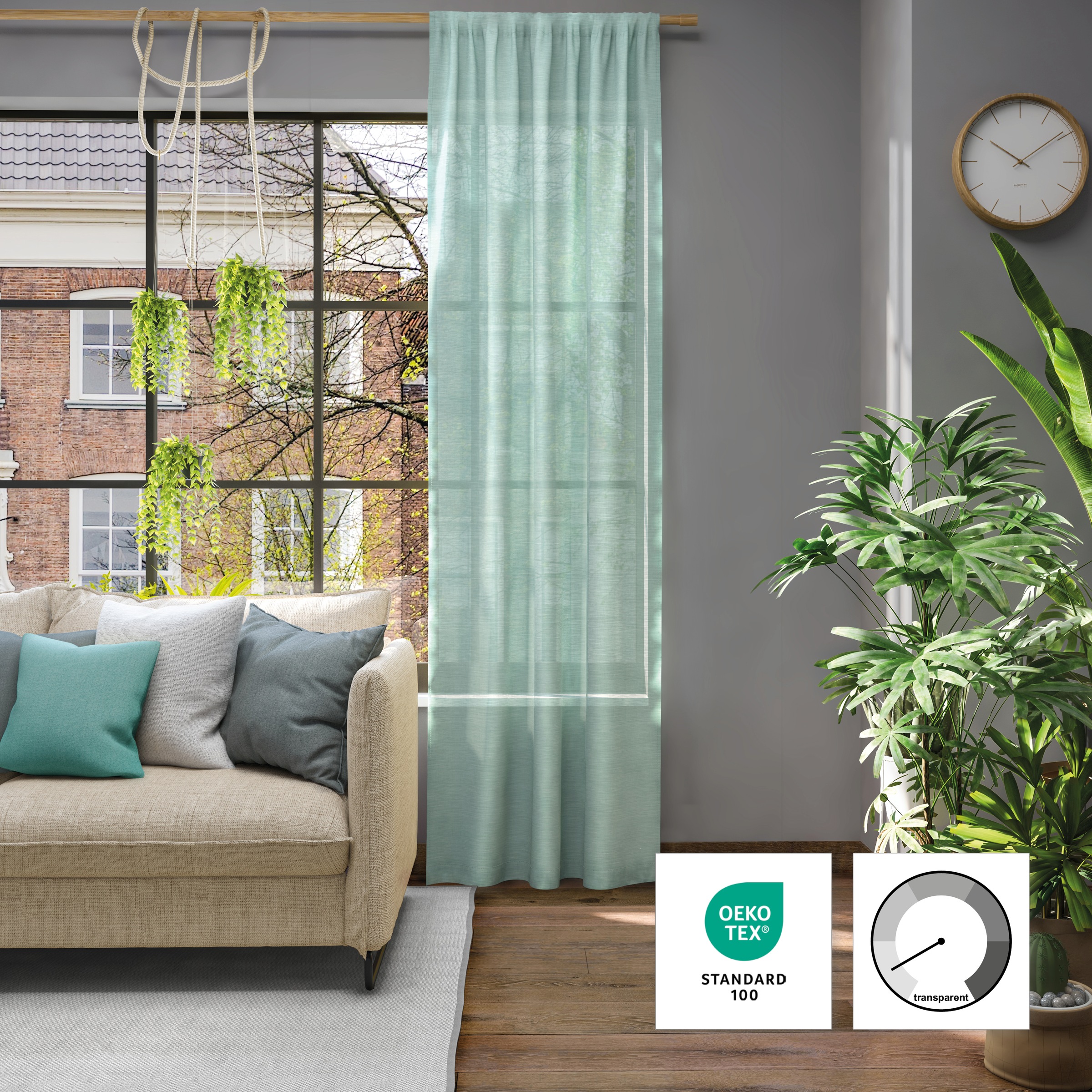 Neutex for you Vorhang "Libre-ECO" Stangendurchzug 1 Stk. tlg. günstig online kaufen