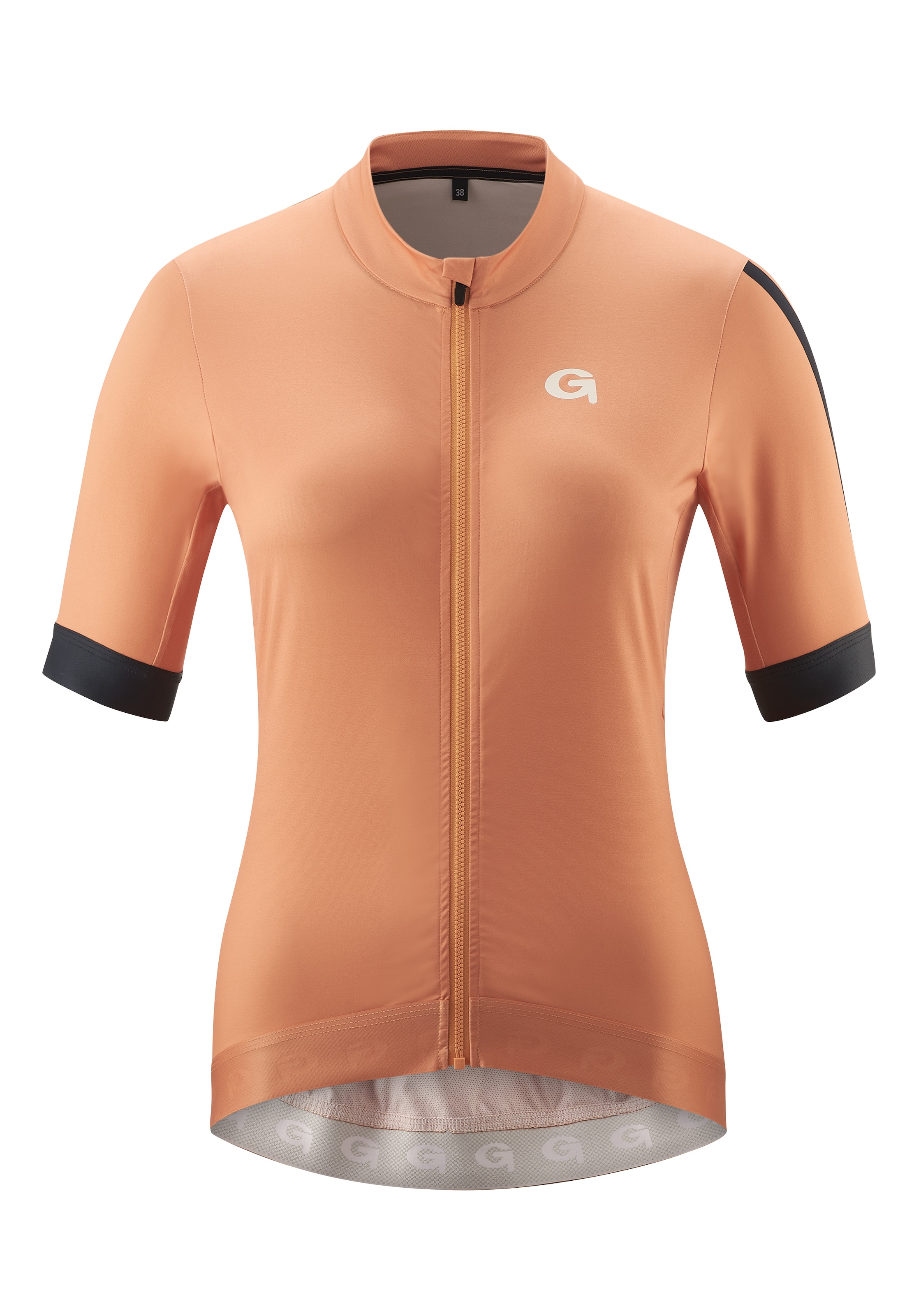 Gonso Radtrikot "PIANA", Damen Radshirt kurzarm, atmungsaktives Fahrradtrikot mit Rückentasche