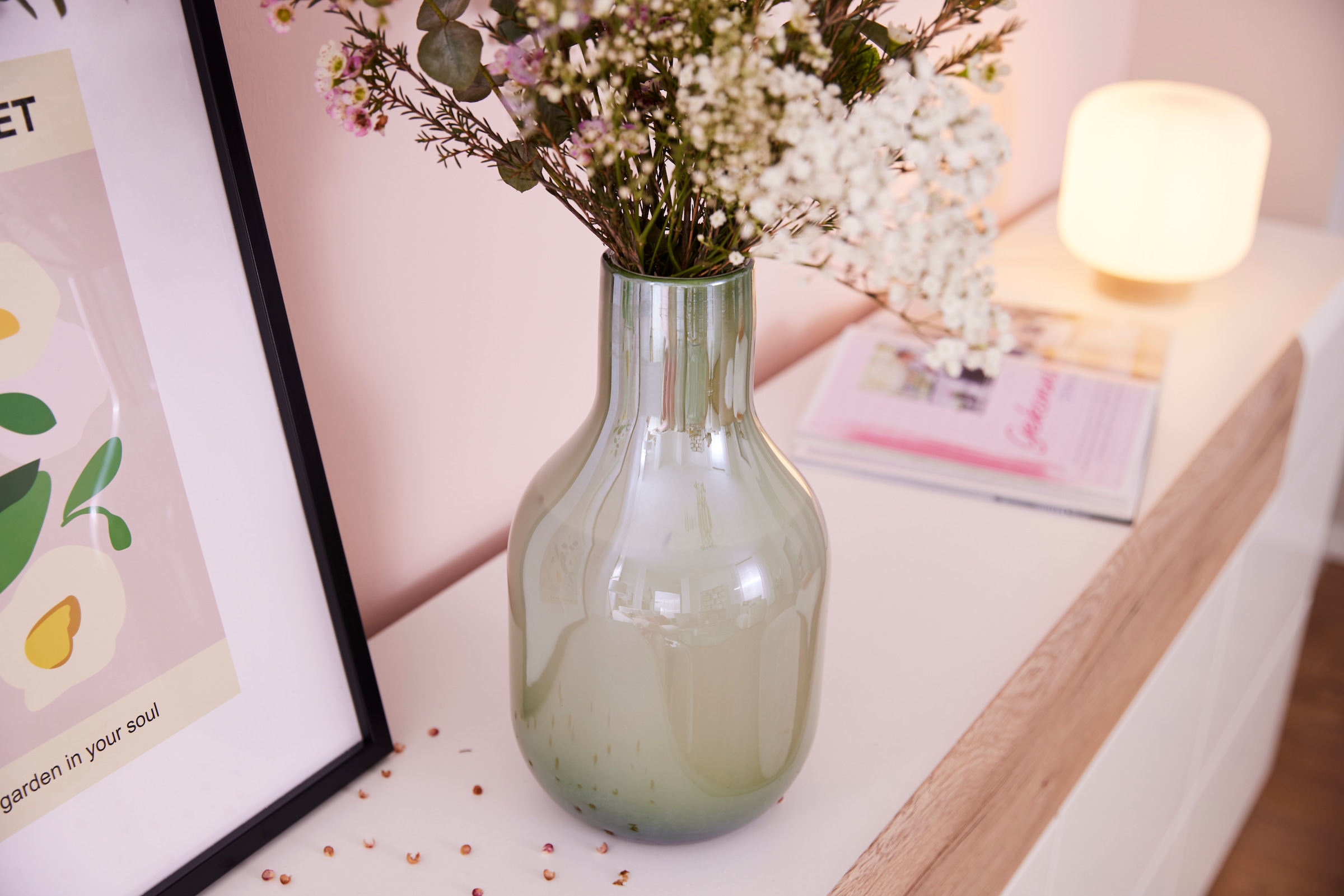 Goebel Tischvase "Silver Stone" Vase aus Glas, Höhe ca. 34 cm günstig online kaufen