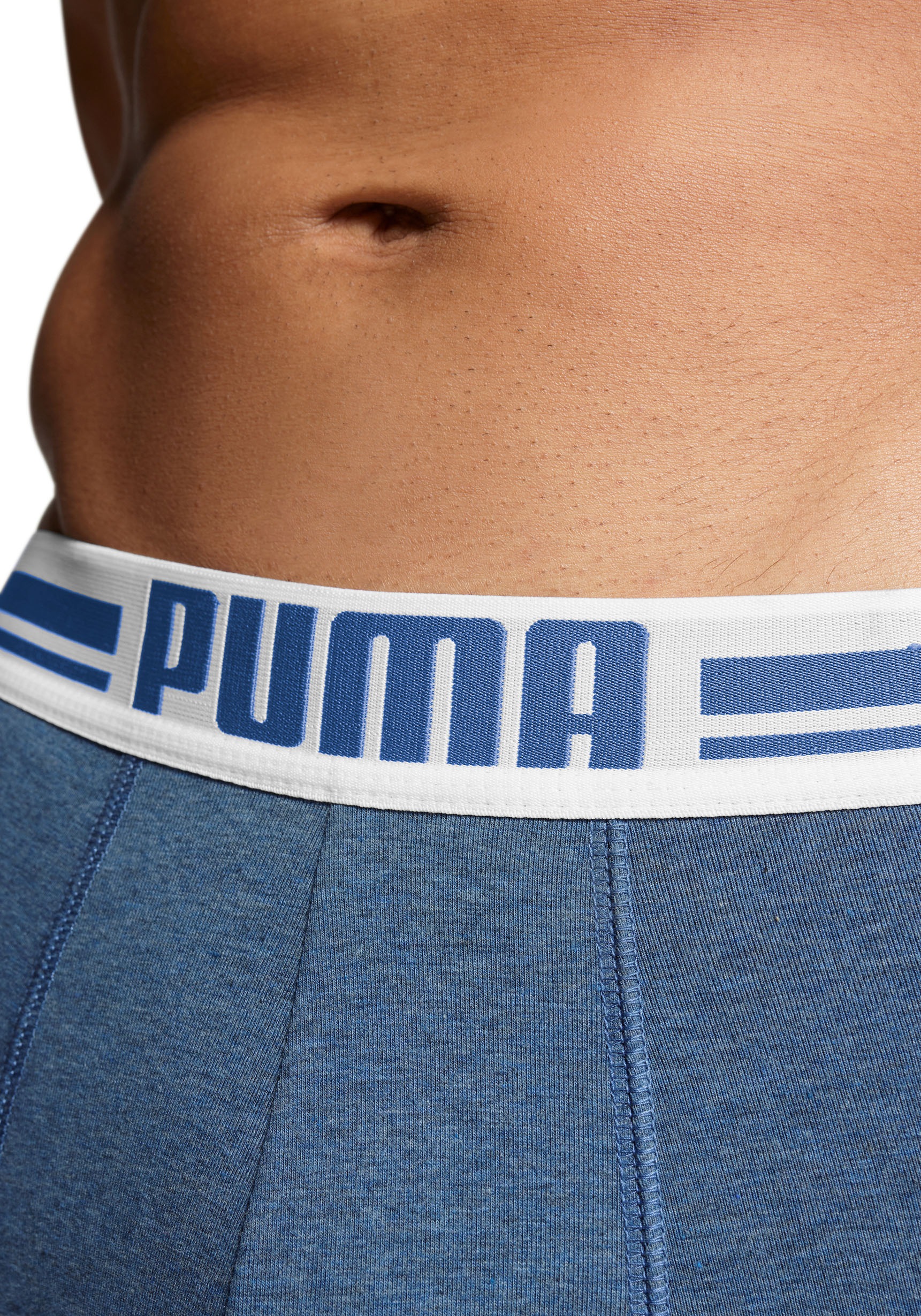 PUMA Boxer, (Packung, 2er-Pack), mit Logo-Bund