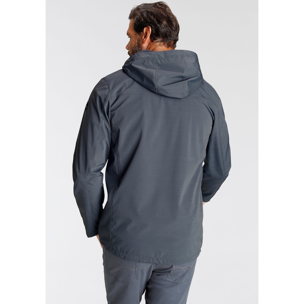 Polarino Outdoorjacke, mit Kapuze