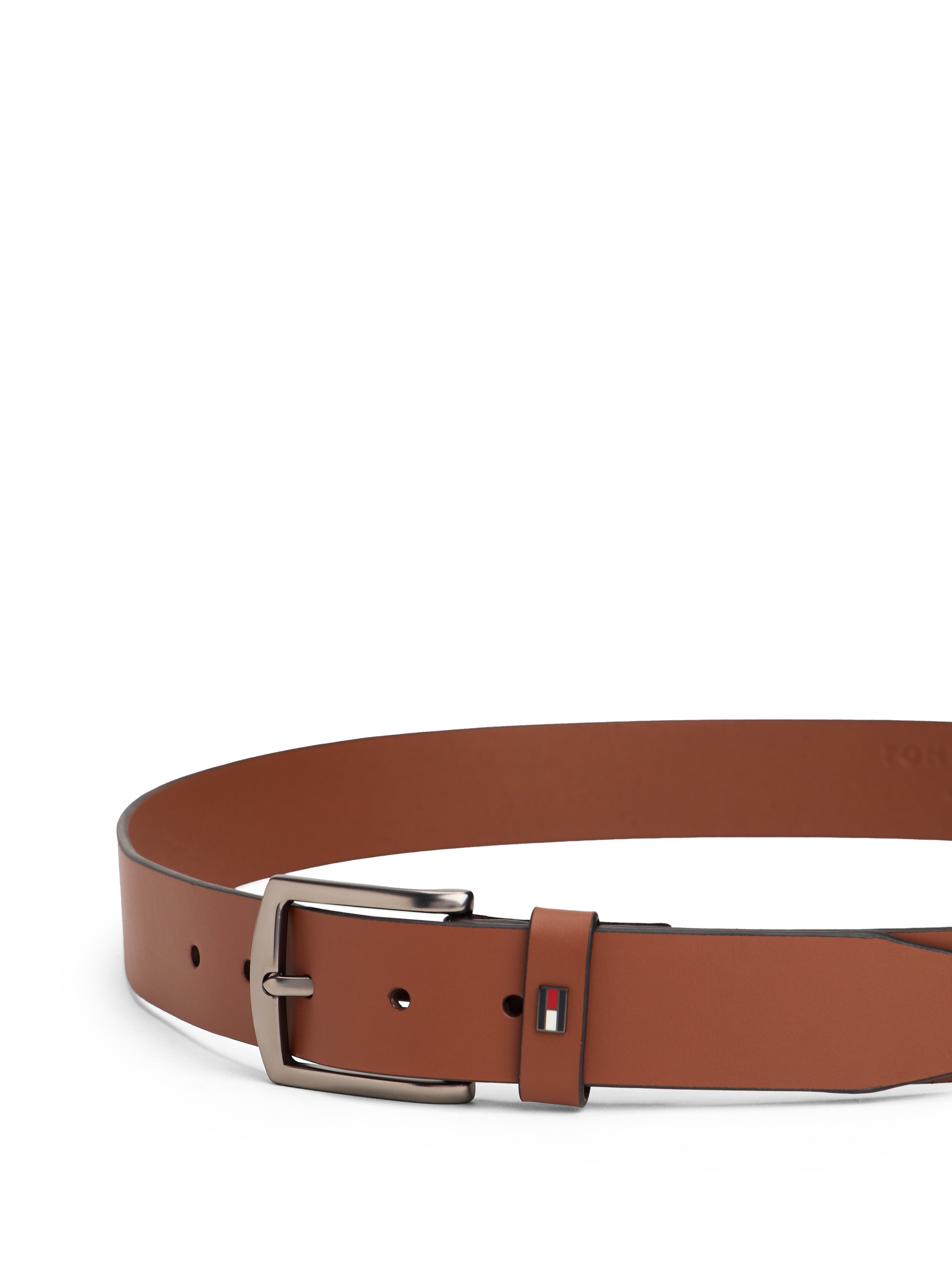Tommy Hilfiger Ledergürtel »DENTON 3.5 EXT«, Einfachdornschließe, Metalllogo