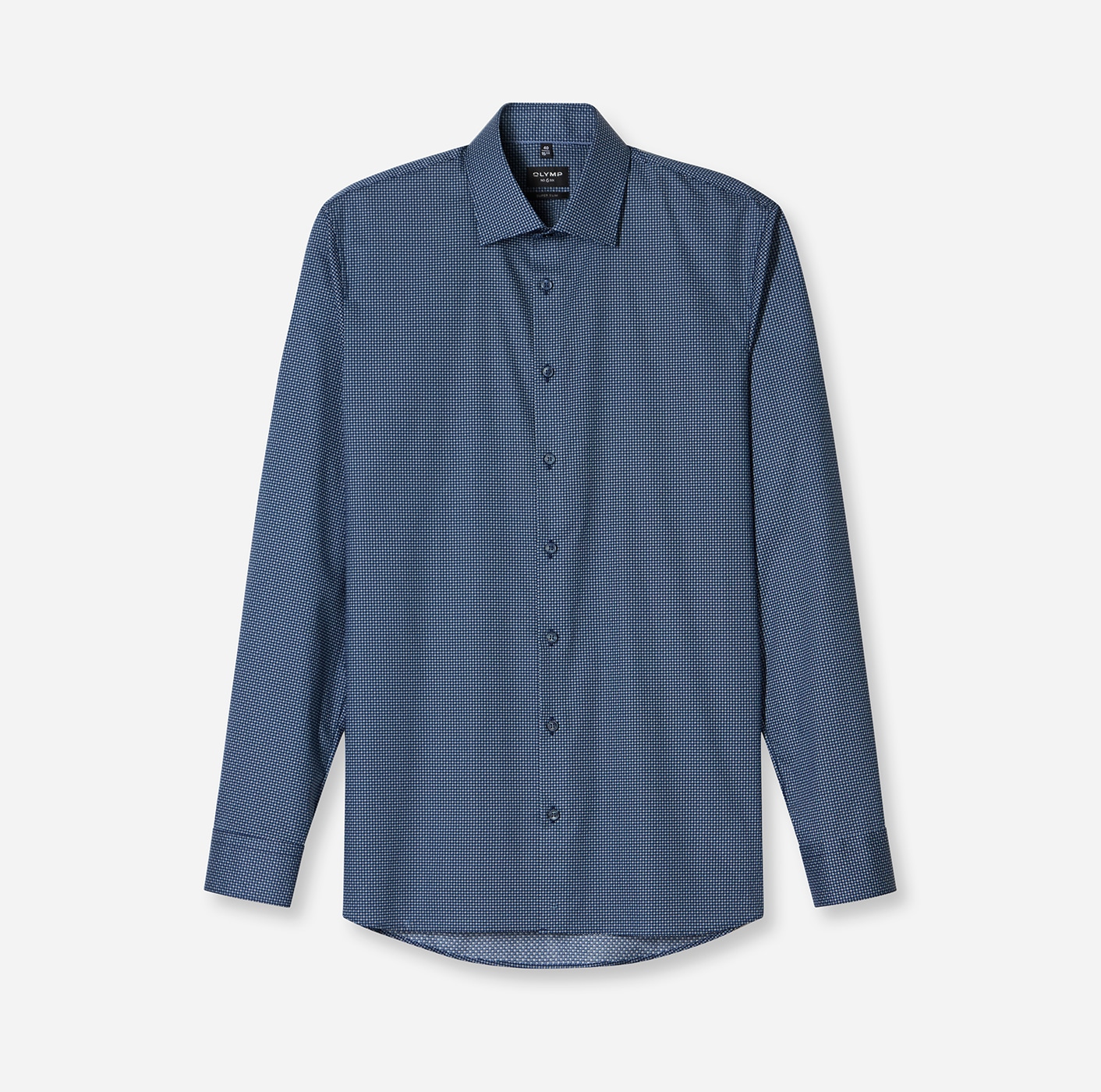 OLYMP Langarmhemd "No 6 six", super slim, New York Kentkragen, gemustert, B günstig online kaufen