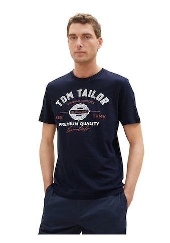 TOM TAILOR Marškinėliai su großem Logofrontprint