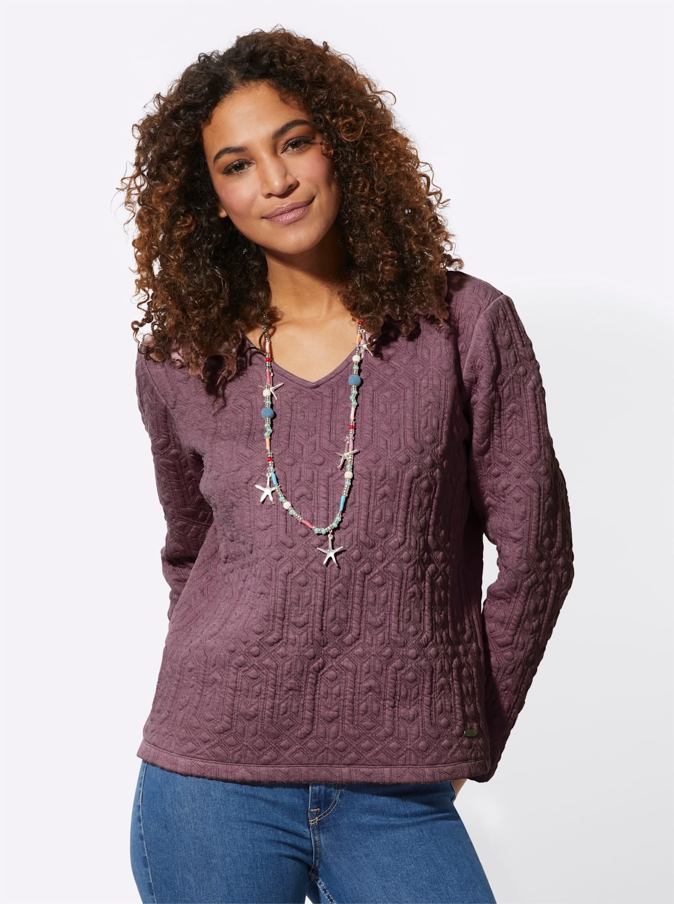 Casual Looks Langarmshirt "Shirt" 1 Stk. tlg. günstig online kaufen