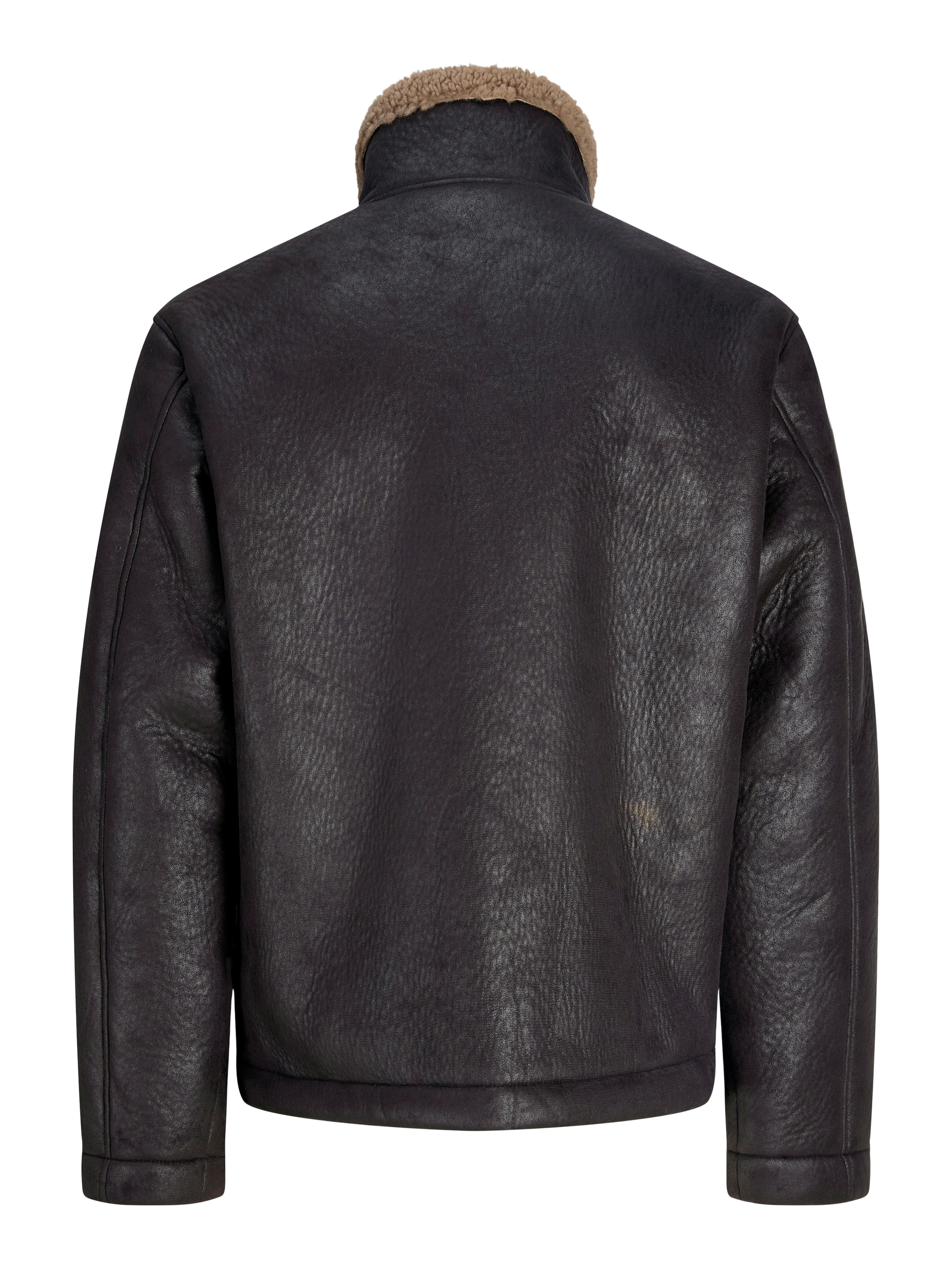Jack & Jones Pilotenjacke »JORSALAMANCO FLIGHT JACKET SN« Polyester, Innenkragen mit Teddy Material