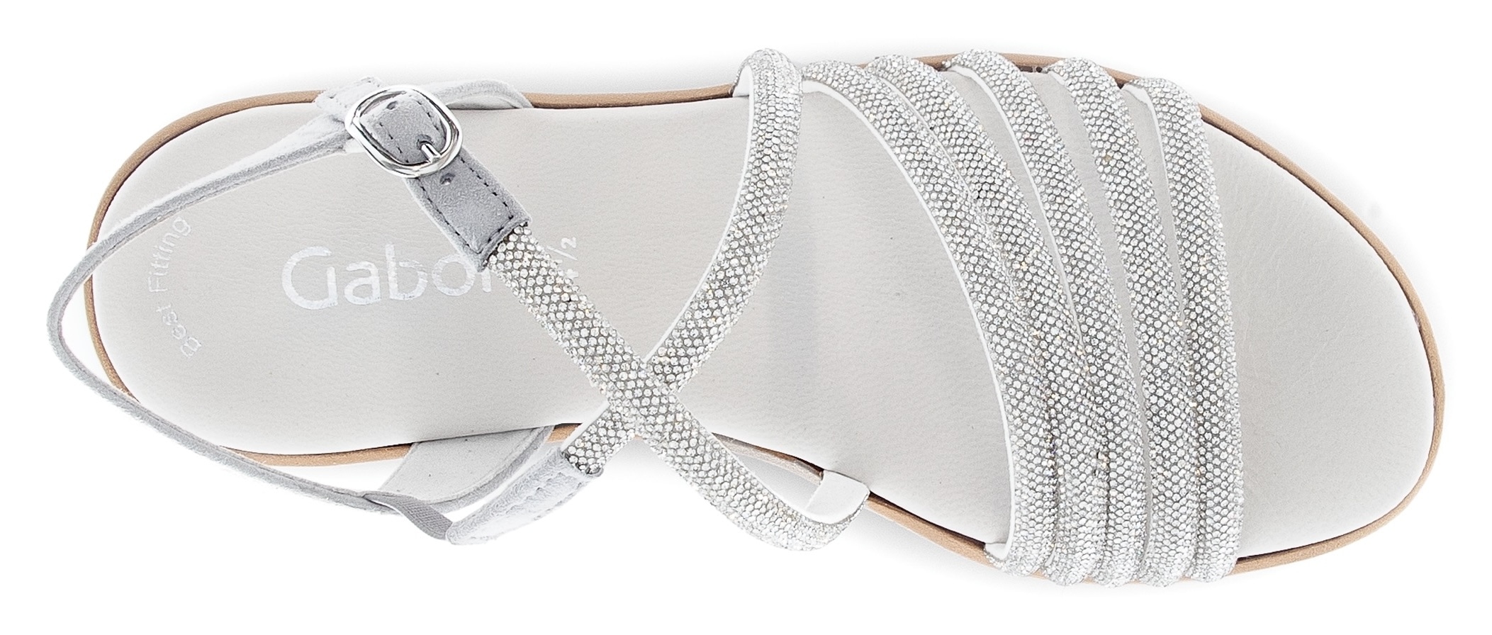 Gabor Keilsandalette, Plateau, Sommerschuh, Riemchensandale mit Best Fitting-Ausstattung
