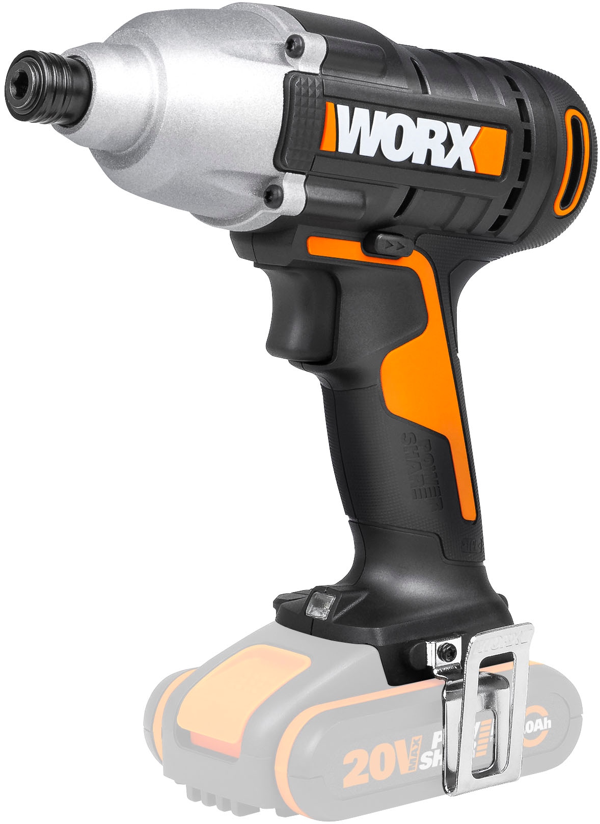 Worx Akku-Schlagschrauber "WX291.9", mit LED-Licht, ohne Akku & Ladegerät