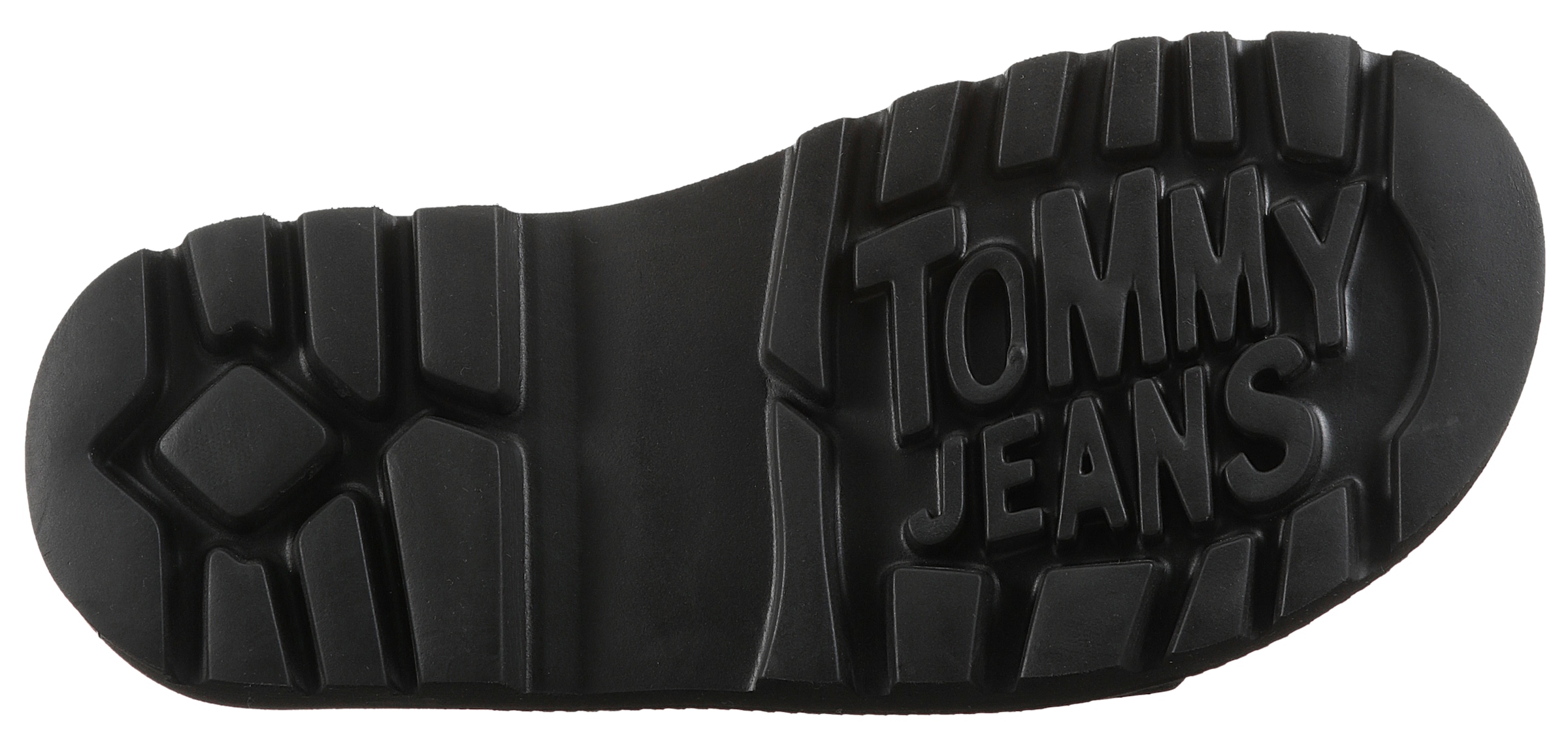 Tommy Jeans Pantolette »TJW DOUBLE STRAP SANDAL«, Plateau, Sommerschuh, Schlüpfschuh mit zwei verstellbaren Schnallen