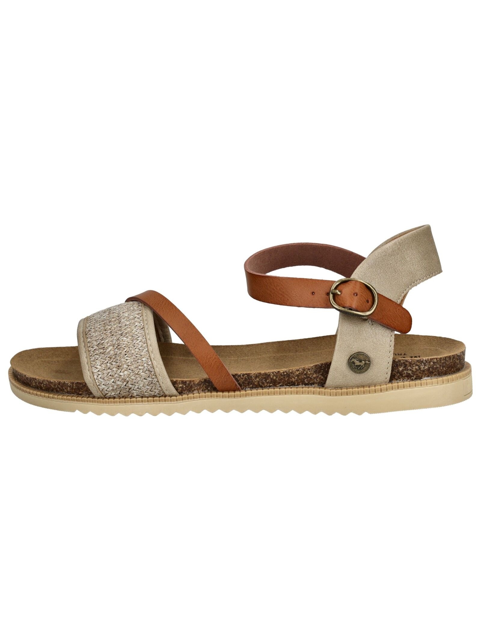 Mustang Shoes Riemchensandale »Mustang Shoes Sandalen Lederimitat/Textil«
