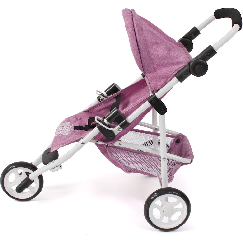 CHIC2000 Puppenbuggy »Jogging-Buggy Lola, Jeans Pink«