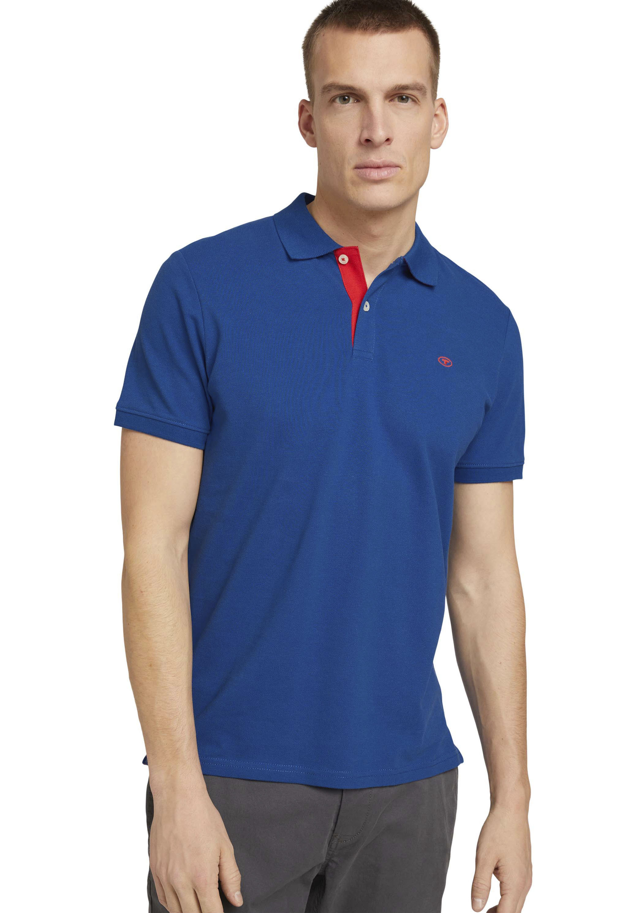 Poloshirt »Tom Tailor Herren Poloshirt«, mit kurzem Schnitt