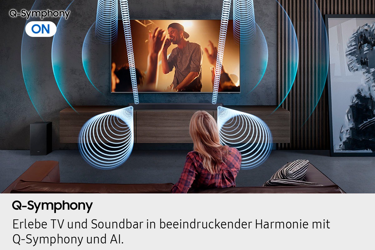 Samsung Soundbar »HW-Q610GF Q-Soundbar«, 3.1.2-Kanal Surround System, Dolby Atmos I DTS:X, Adaptive Sound