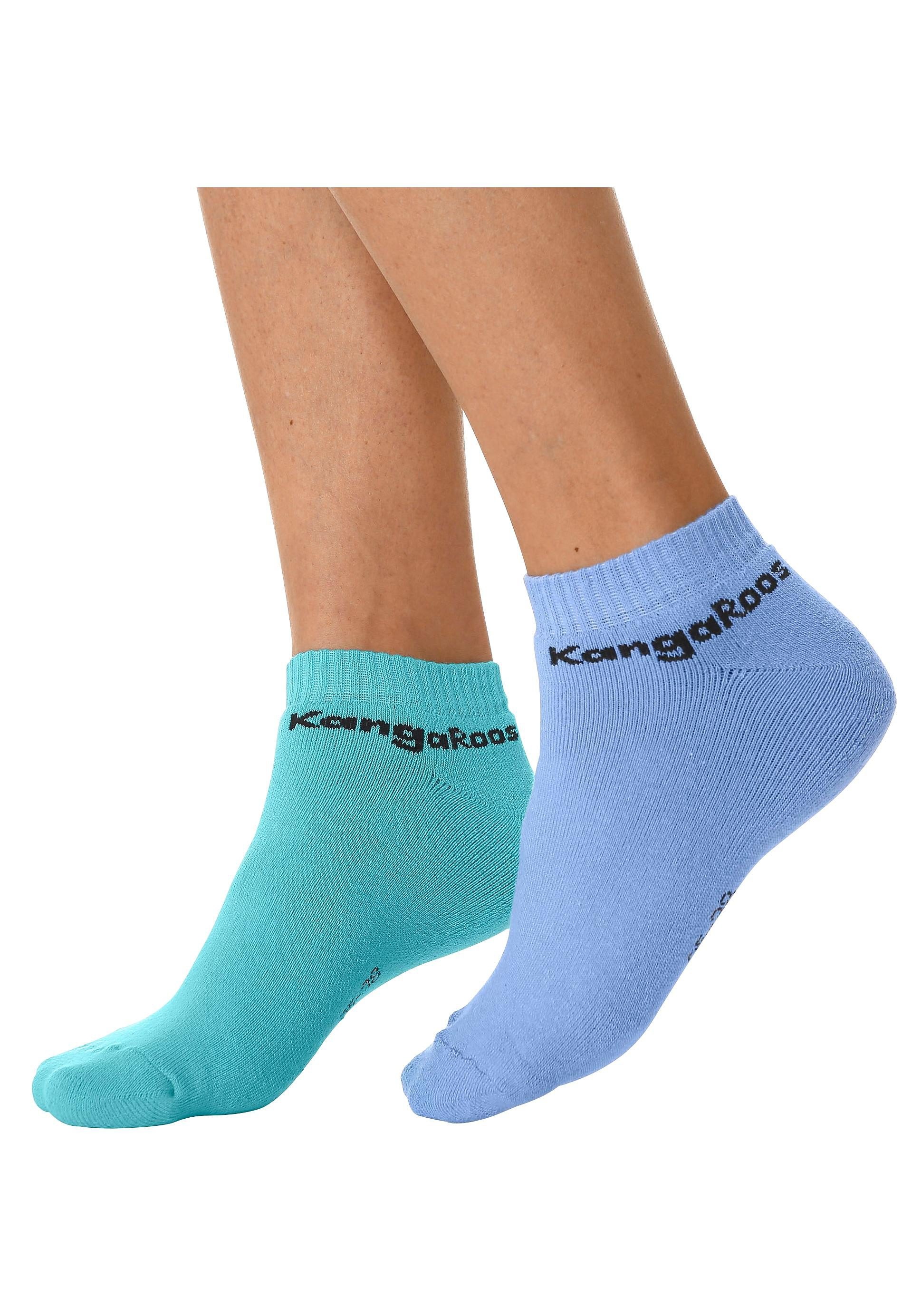 KangaROOS Sneakersocken Packung, 6 Stk. tlg. mit Frottee innen günstig online kaufen