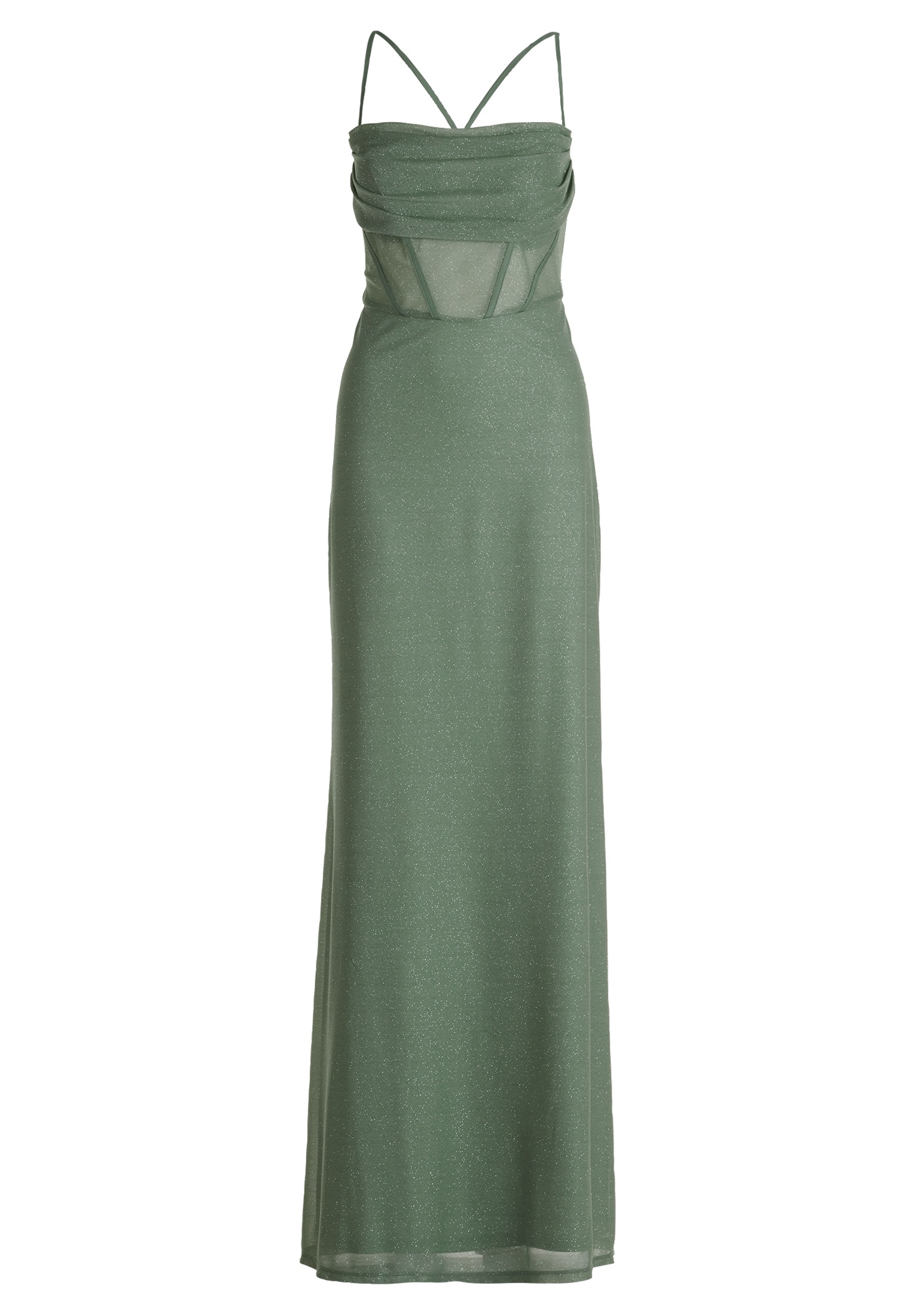 Vera Mont Abendkleid "Vera Mont Damen Abendkleid im Glitzer-Look", Transpar günstig online kaufen