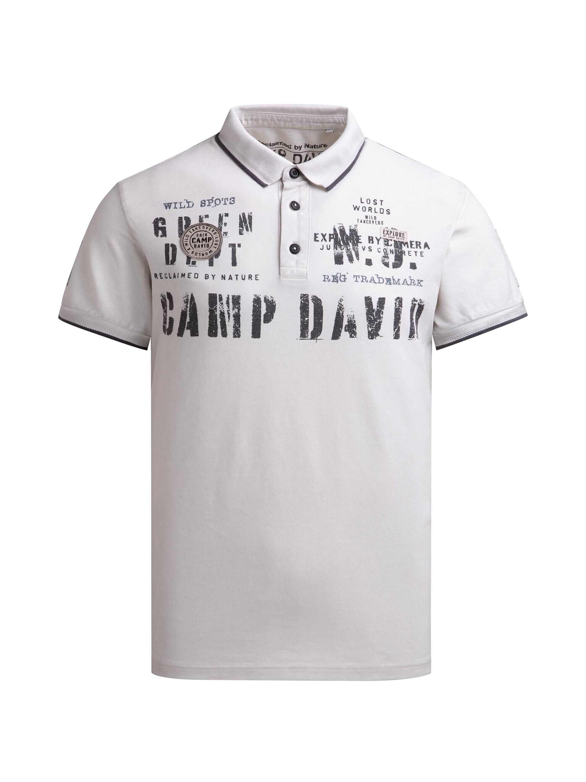 CAMP DAVID Poloshirt aus Baumwolle