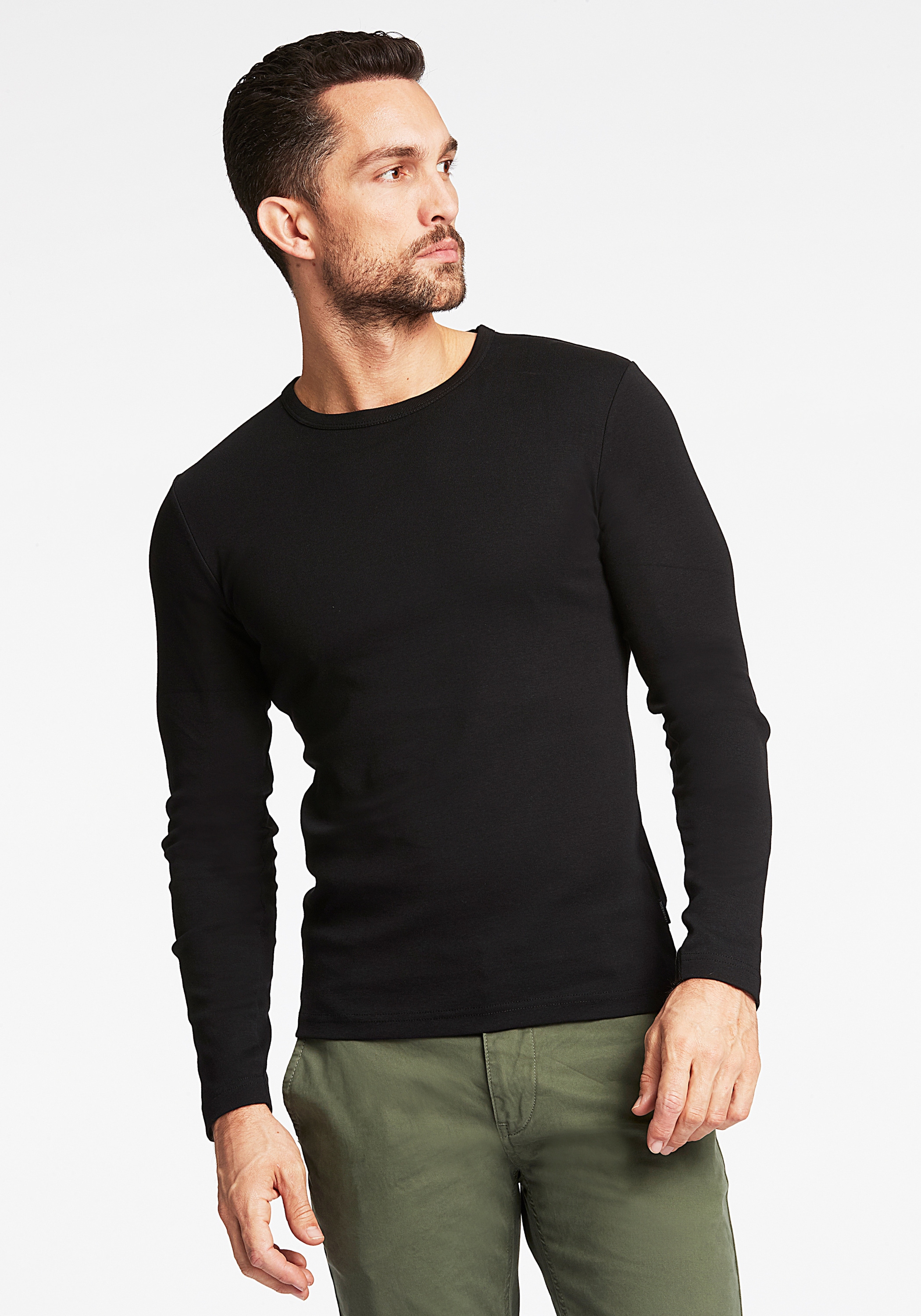 LINDBERGH "T-Shirt (Langarm) Super Slim Fit"