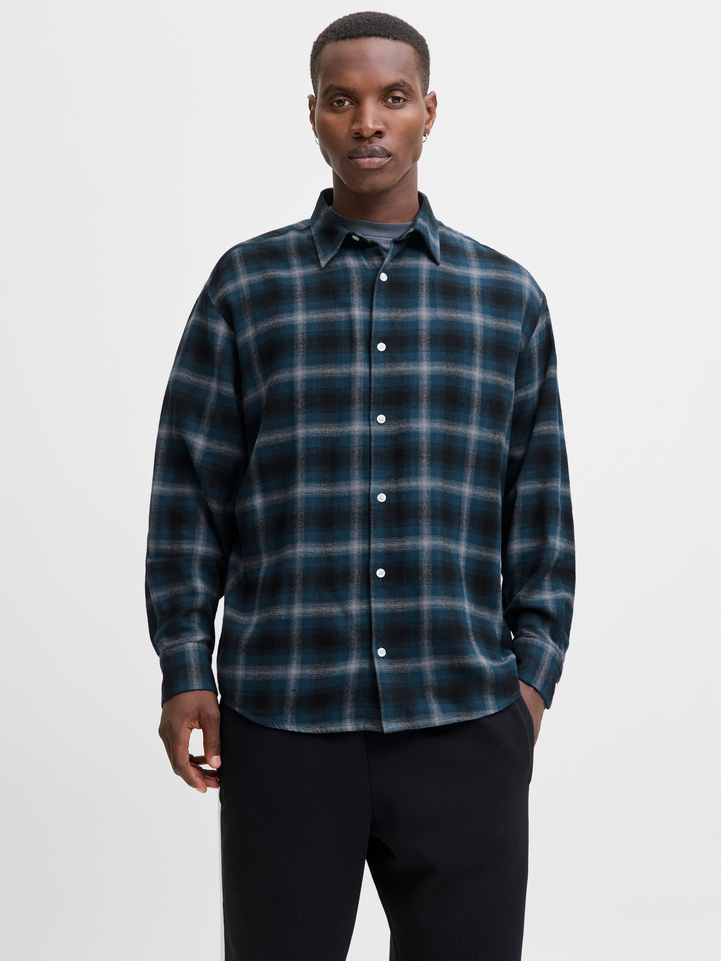 Jack & Jones Langarmhemd "JCOCOVER CHECKED FLANNEL SHIRT LS" günstig online kaufen