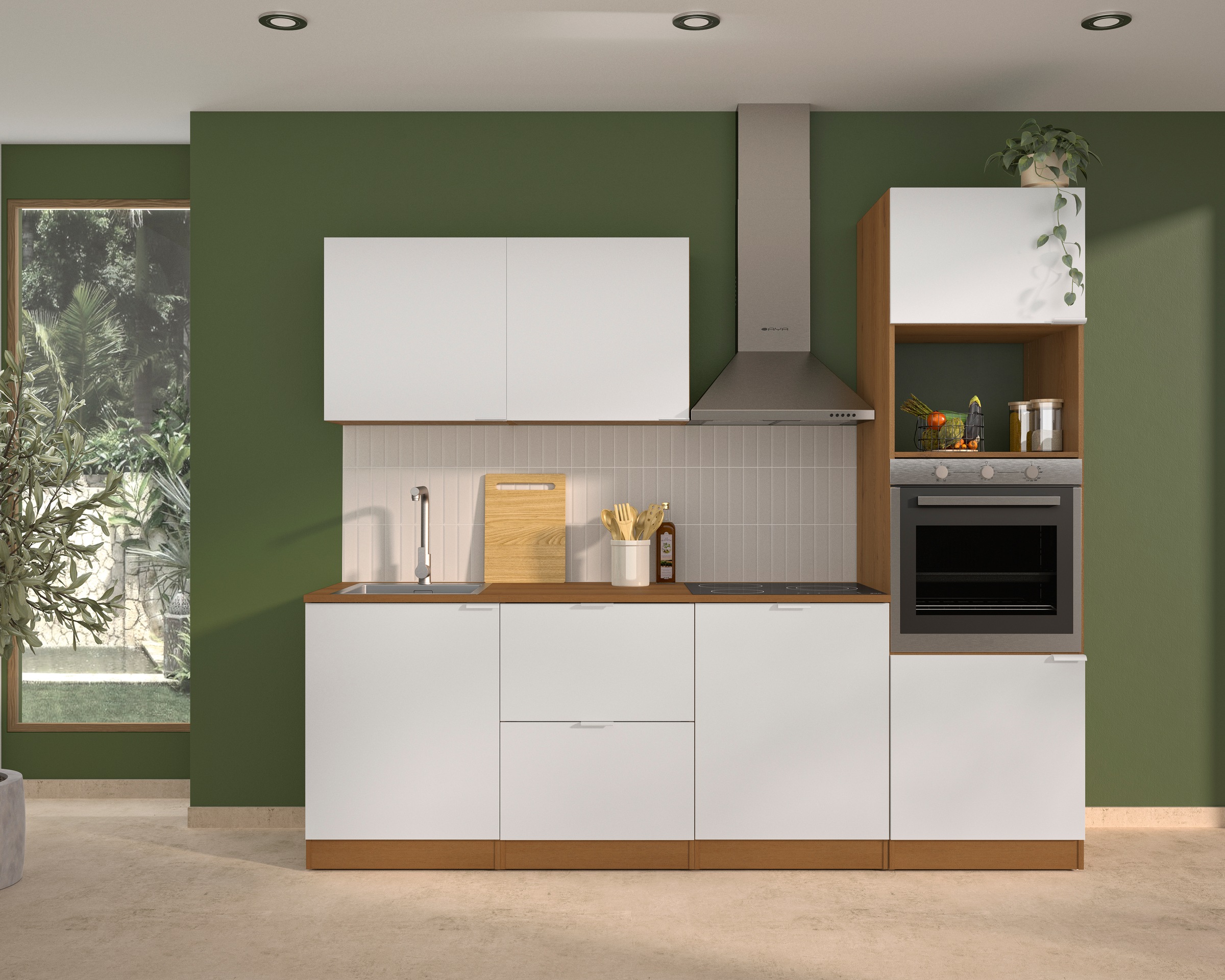 Gami Hängeschrank "Hängeschrank EDEN Breite 60" 1 Stk. tlg. Hängeschrank ED günstig online kaufen