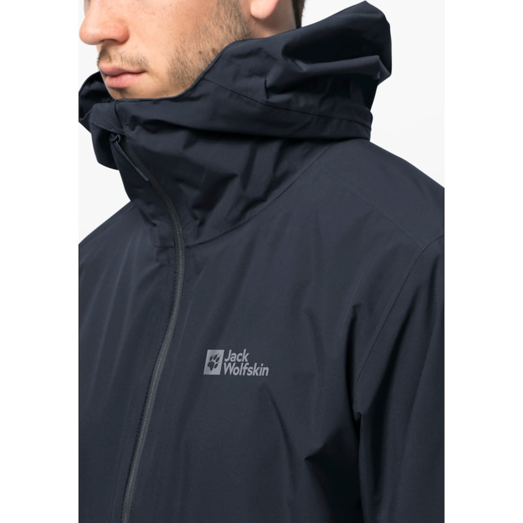 Jack Wolfskin Outdoorjacke »PACK & GO SHELL M«, mit Kapuze