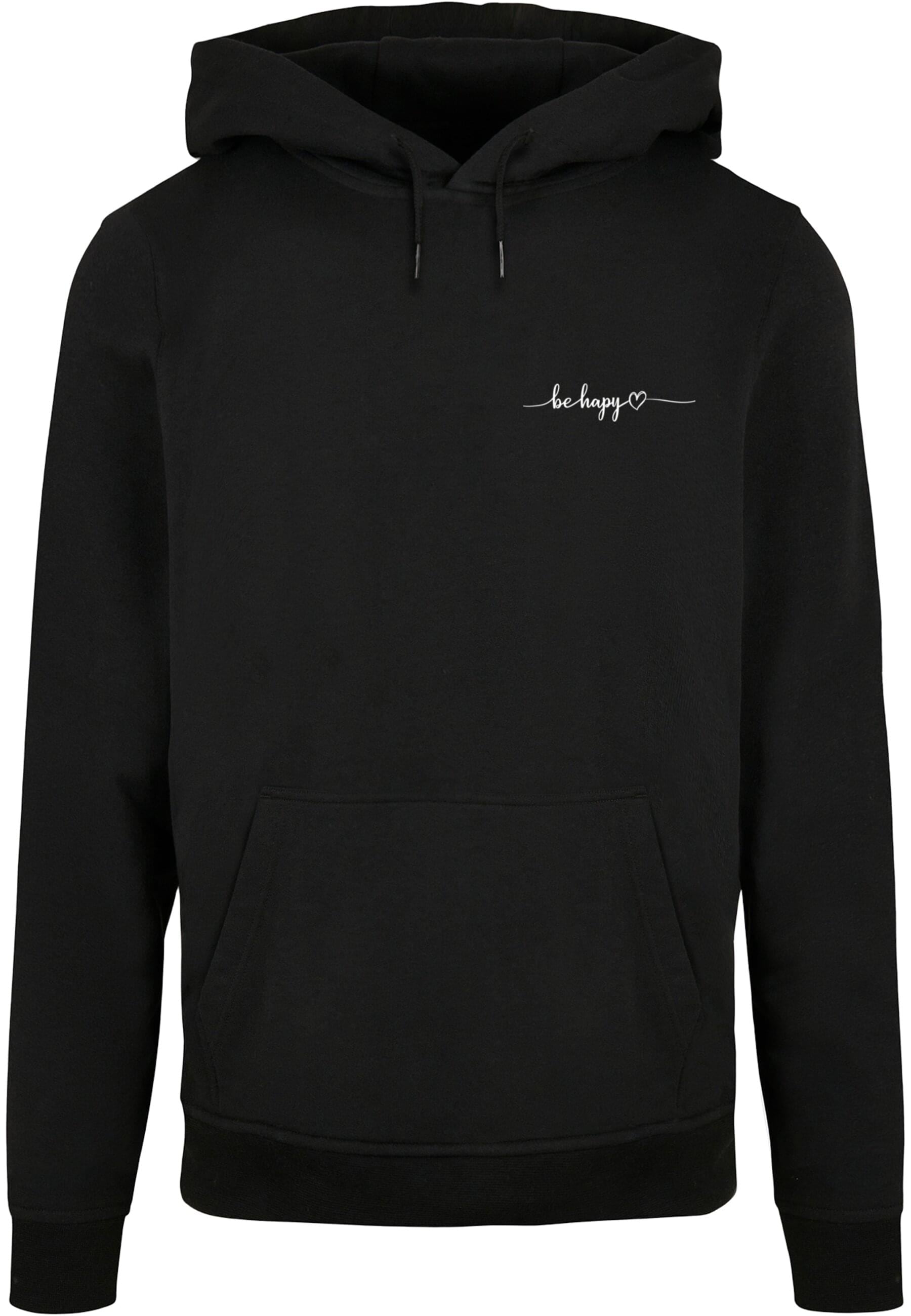 Kapuzensweatshirt »Merchcode Herren Be Happy Basic Hoody«, (1 tlg.)