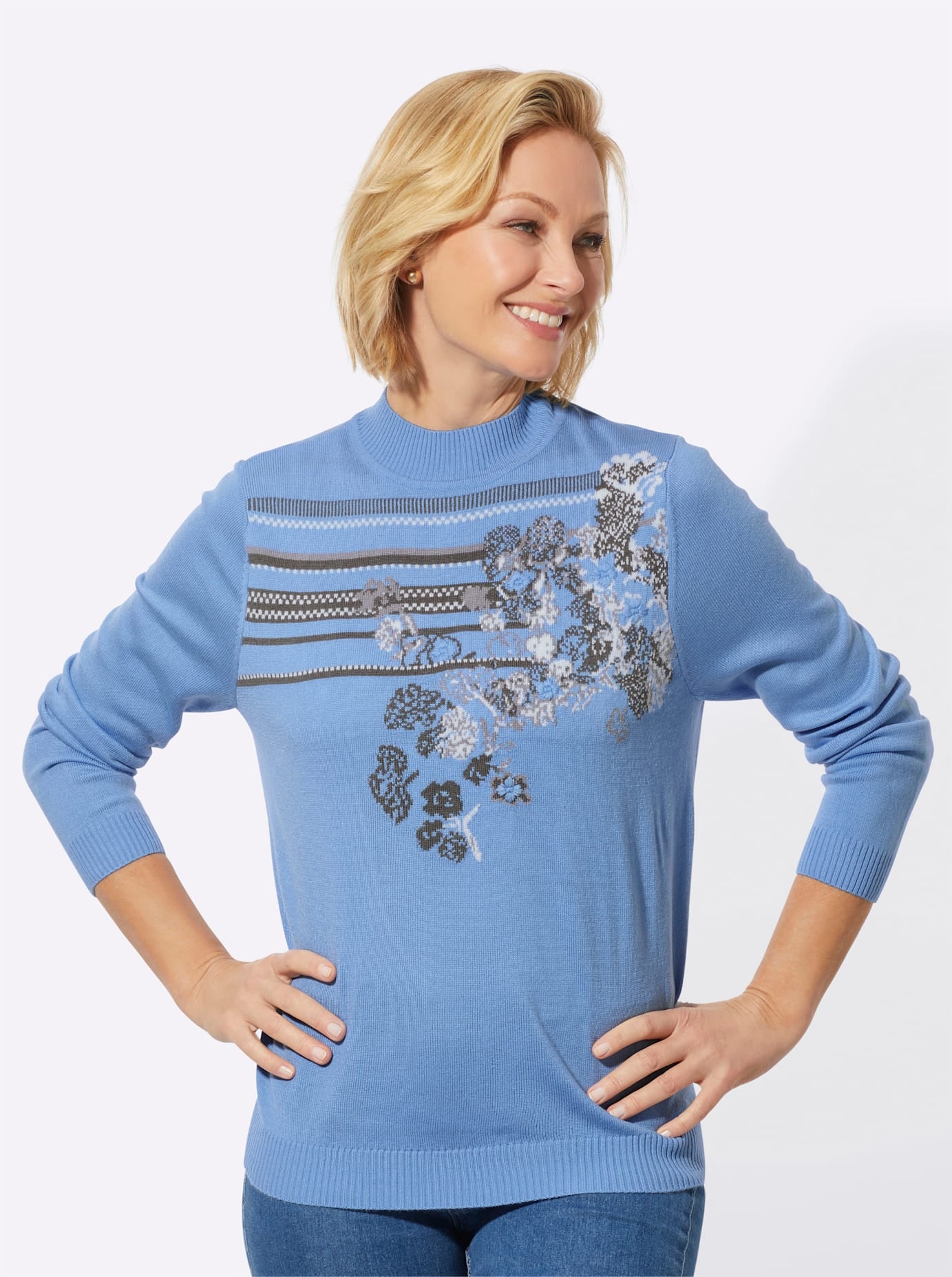 Classic Basics Stehkragenpullover "Stehkragen-Pullover" günstig online kaufen