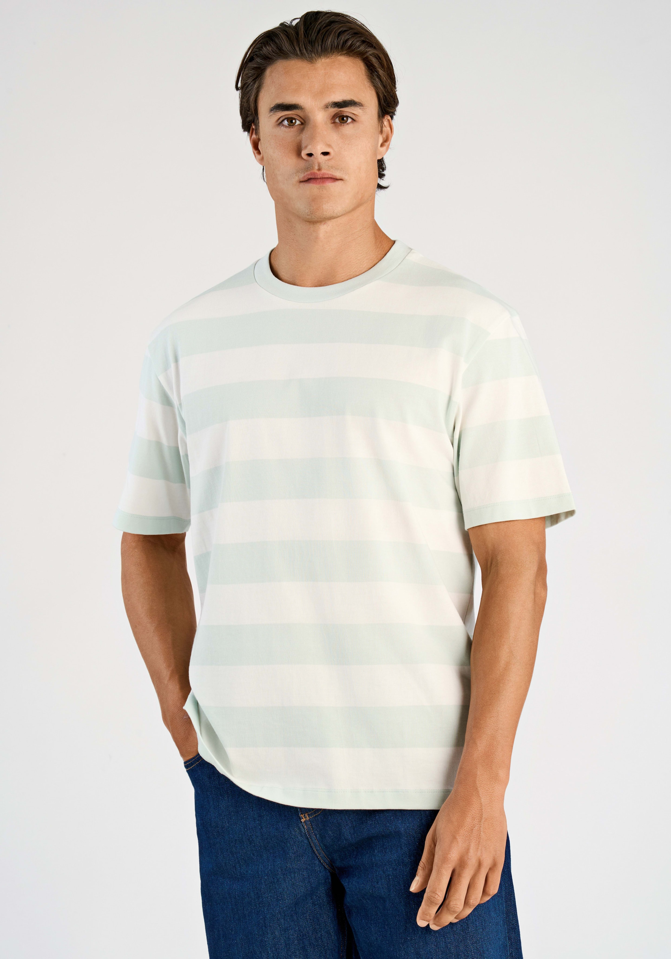 LINDBERGH Kurzarmshirt im Streifen-Design günstig online kaufen