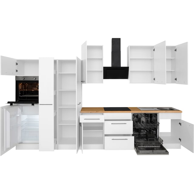 wiho Küchen Küchenzeile »Unna«, ohne E-Geräte, Breite 360 cm bestellen |  BAUR