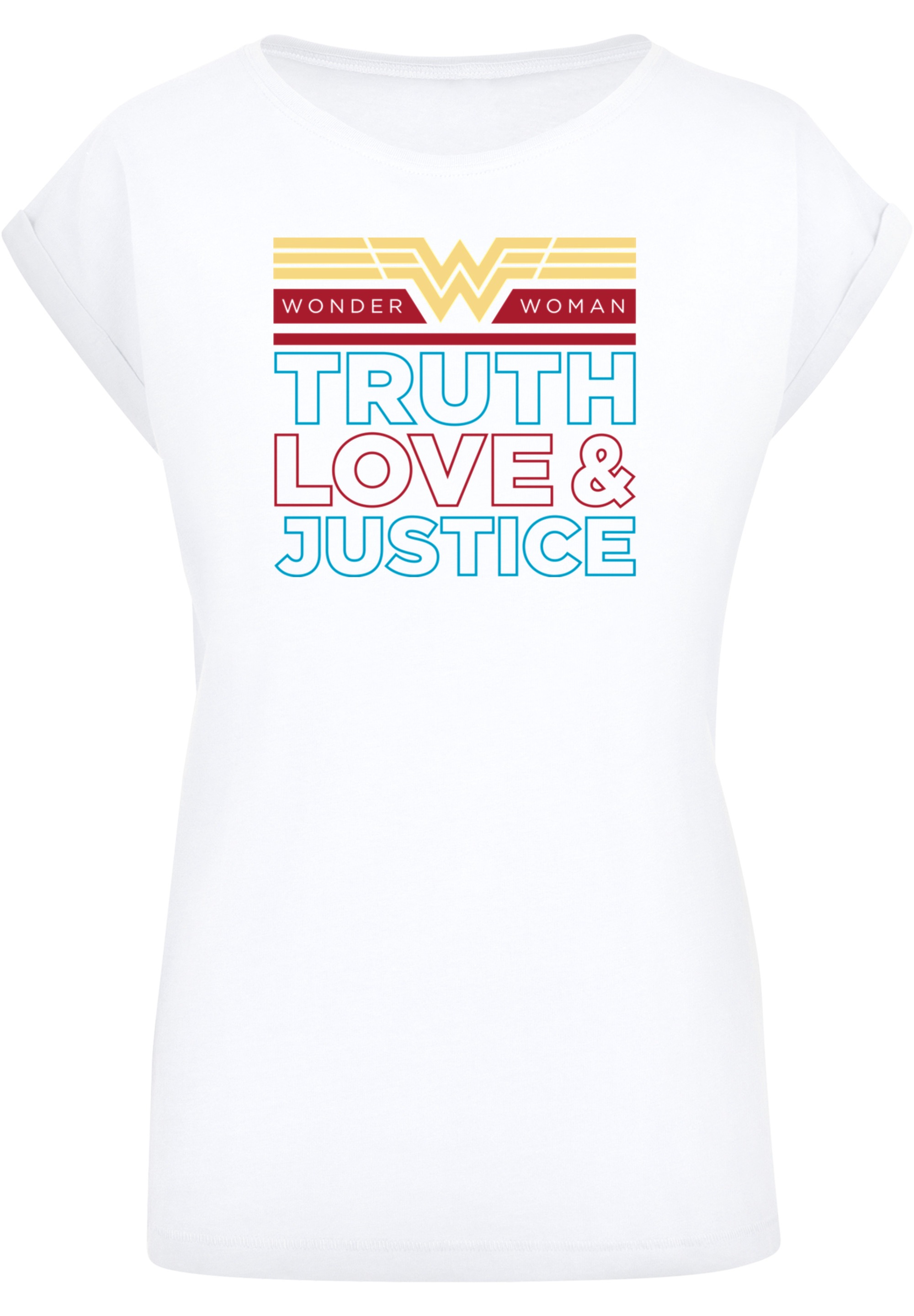 F4NT4STIC T-Shirt "DC Comics Wonder Woman 84 Truth Love And Justice", Print günstig online kaufen