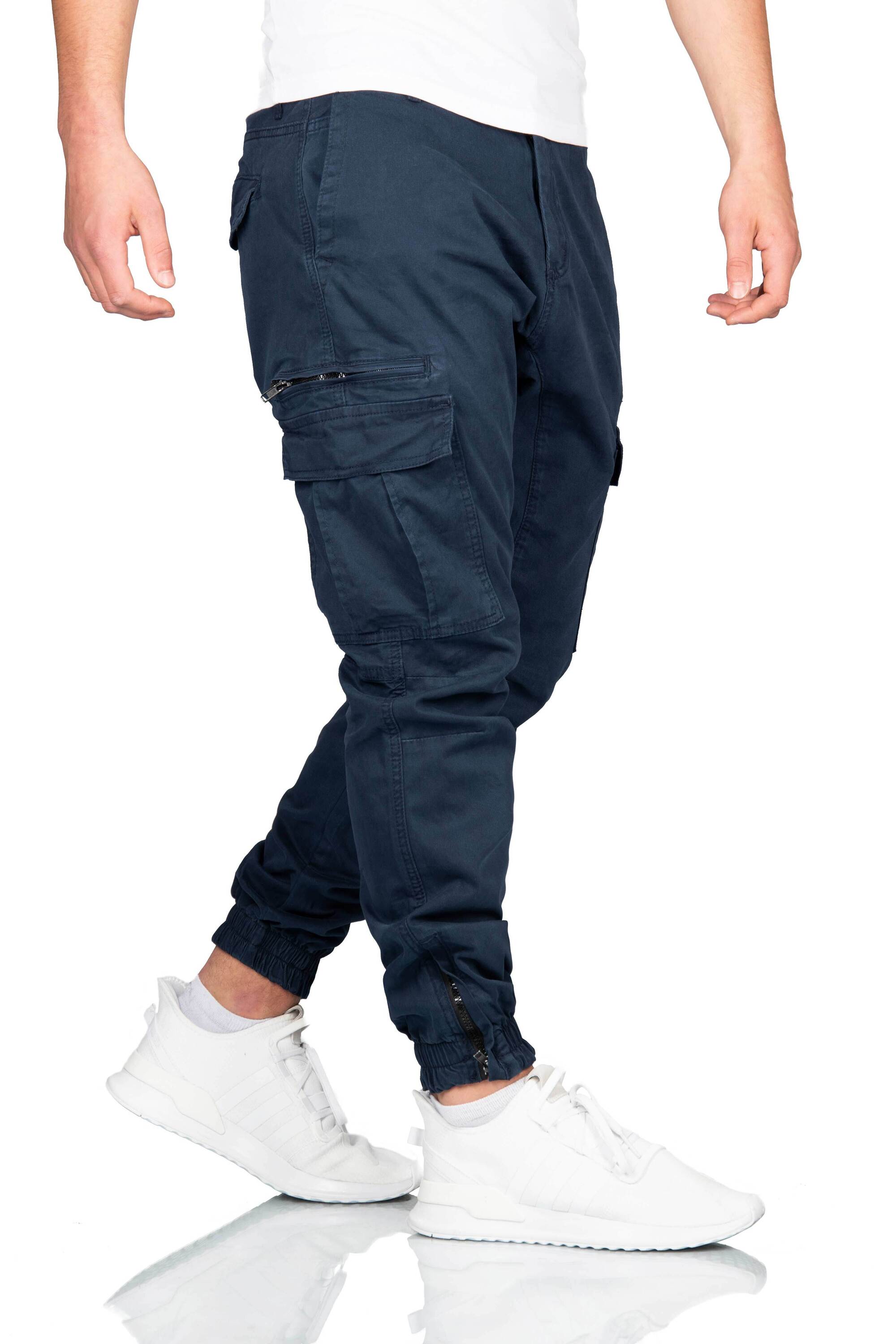Thumbnail - Alessandro Salvarini Cargohose "ASGiacomi", mit Reißverschluss Beintaschen