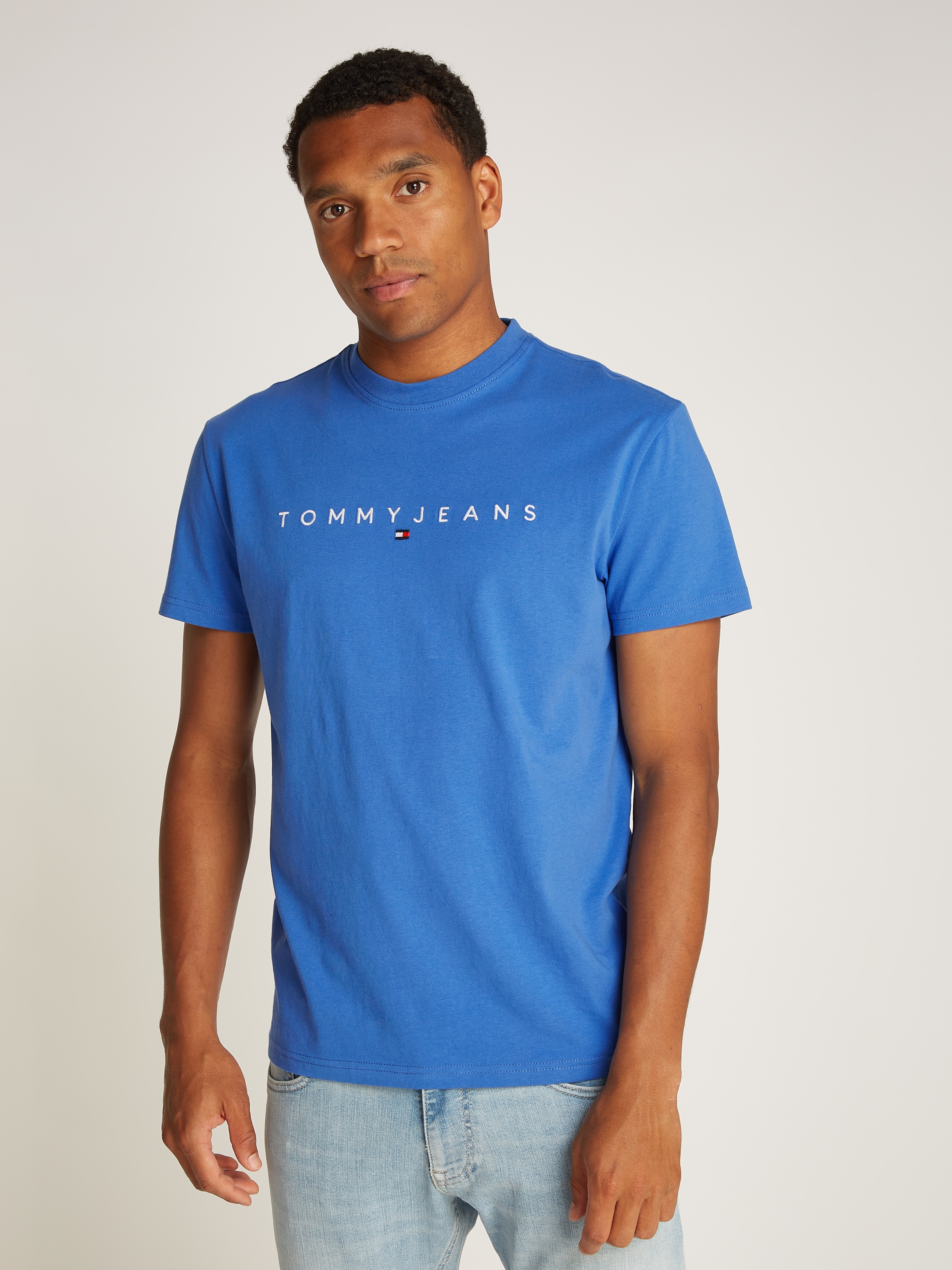 Tommy Jeans T-Shirt "TJM REG LINEAR LOGO TEE EXT" günstig online kaufen