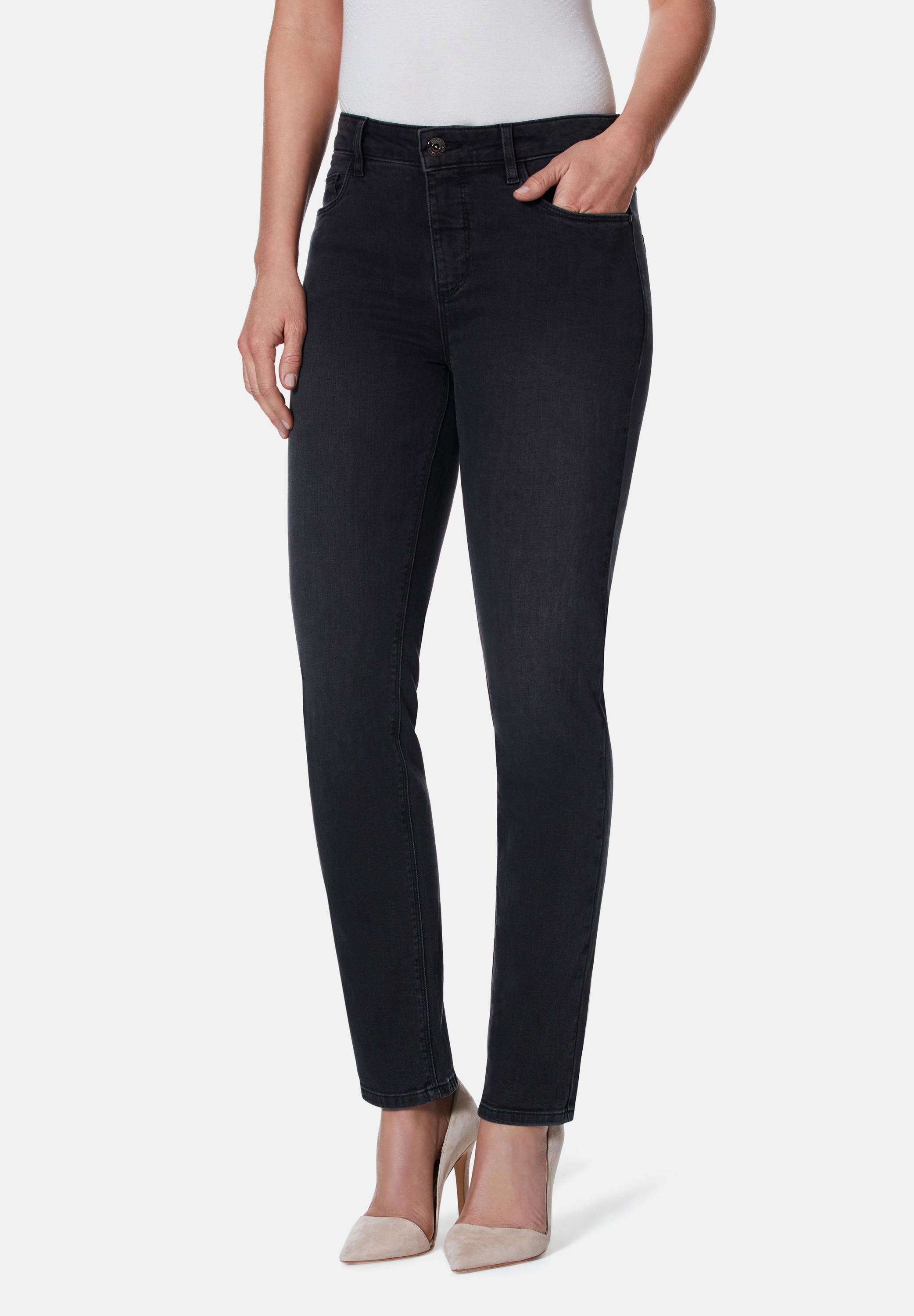 STOOKER WOMEN 5-Pocket-Jeans "Zermatt Denim Straight Fit", Straight Fit Cas günstig online kaufen