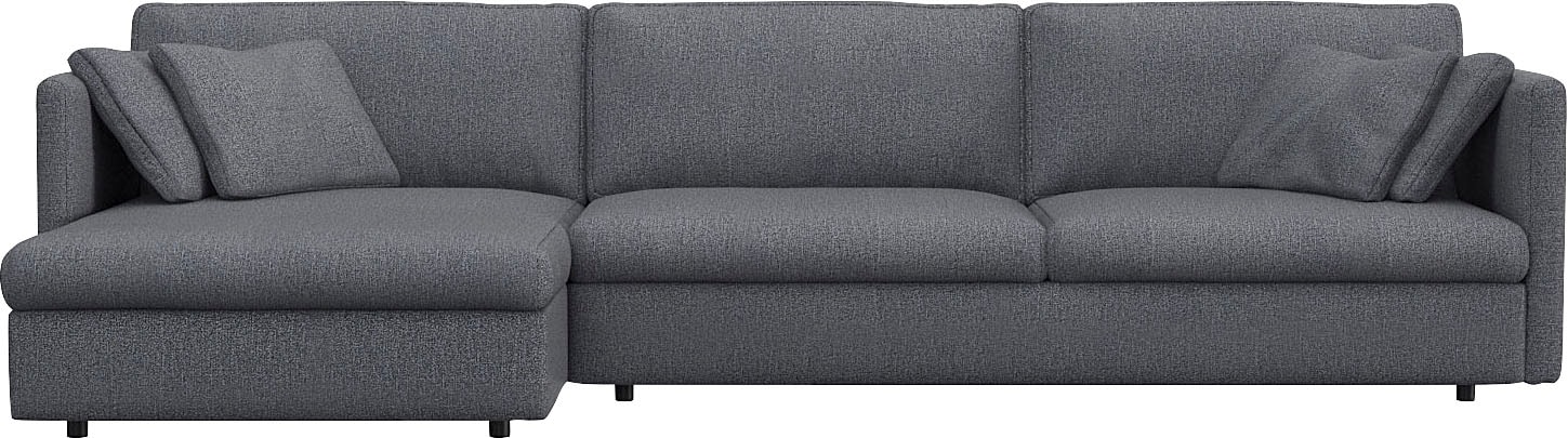 FLEXLUX Ecksofa "Lovane" Weich & anschmiegsam, große Sitztiefe auf Kaltscha günstig online kaufen