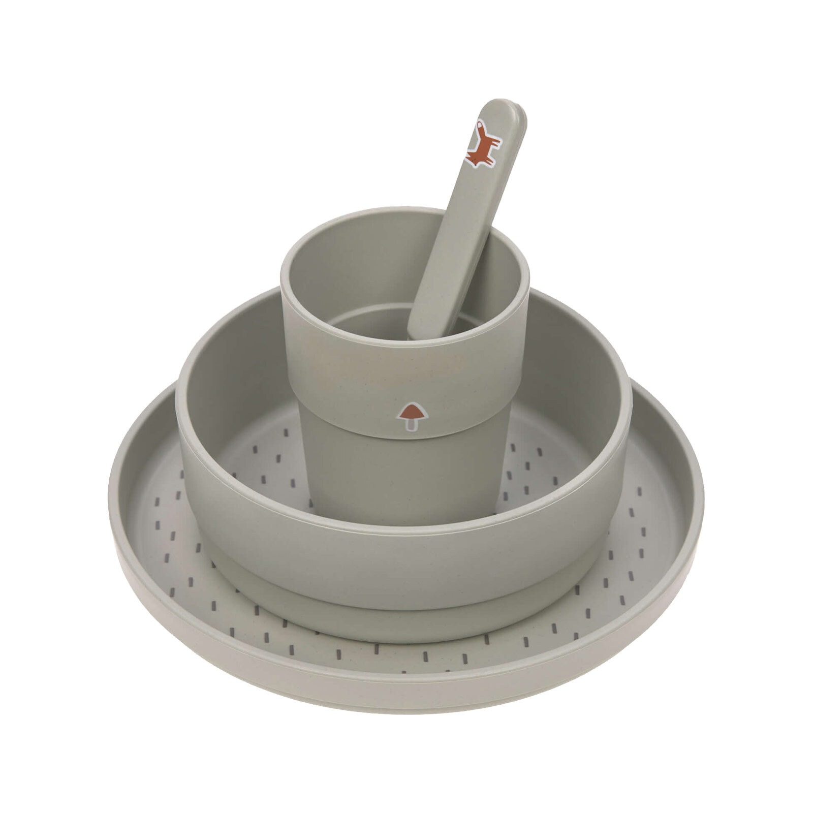 LÄSSIG Kindergeschirr-Set »Kinder-Geschirr-Set 4er Set«