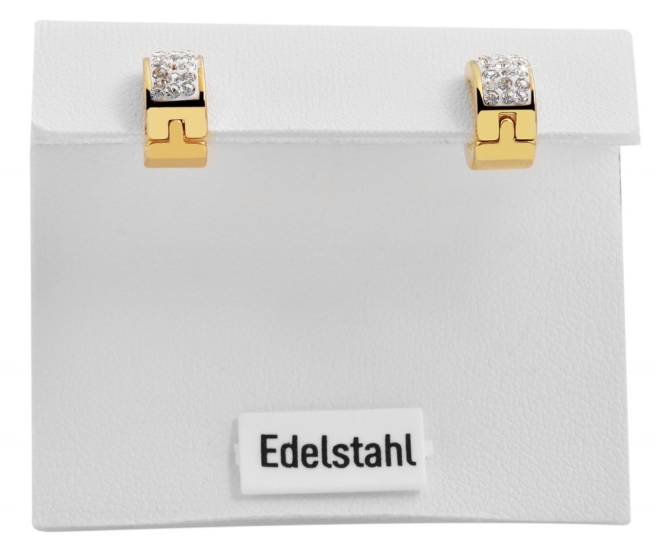 Adelia´s Paar Creolen »Neuheit 2025 - Damen Creolen aus Edelstahl und Strass Ø 5 mm«