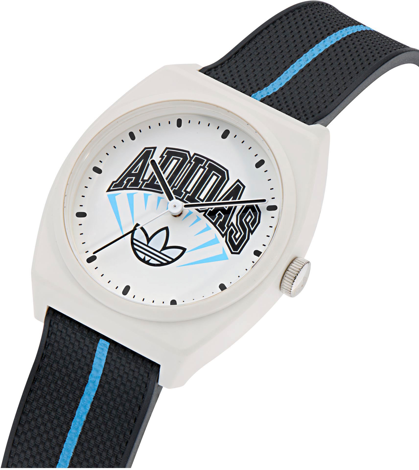 adidas Originals Quarzuhr »PROJECT TWO«, Armbanduhr, Herrenuhr, Damenuhr,Resinarmband,wasserabweisend bis 5 bar