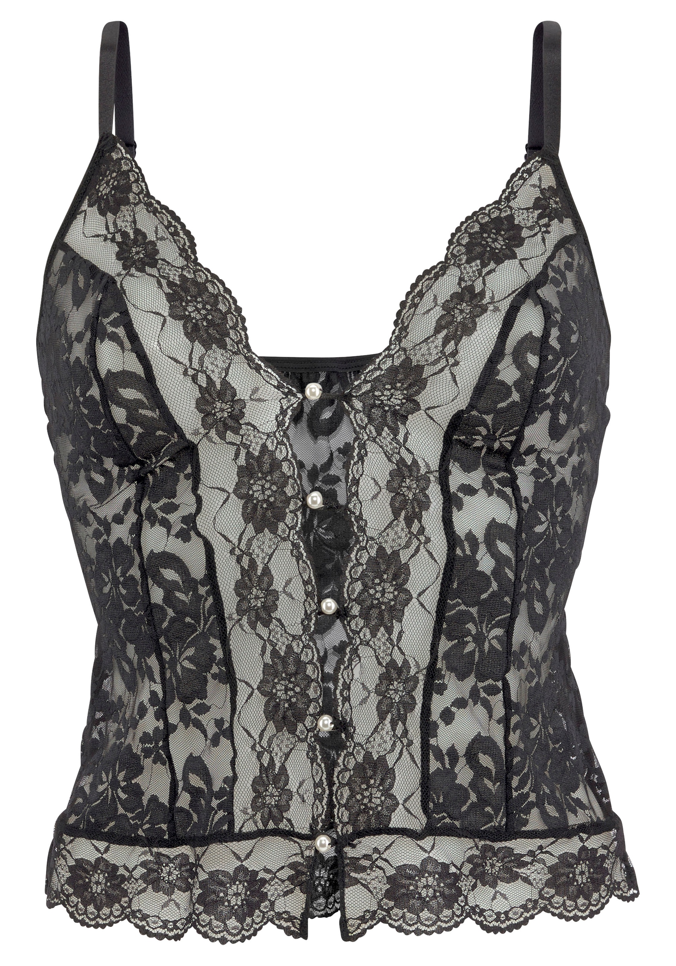 petite fleur gold Spitzentop, aus Spitze, sexy Dessous, Reizwäsche günstig online kaufen
