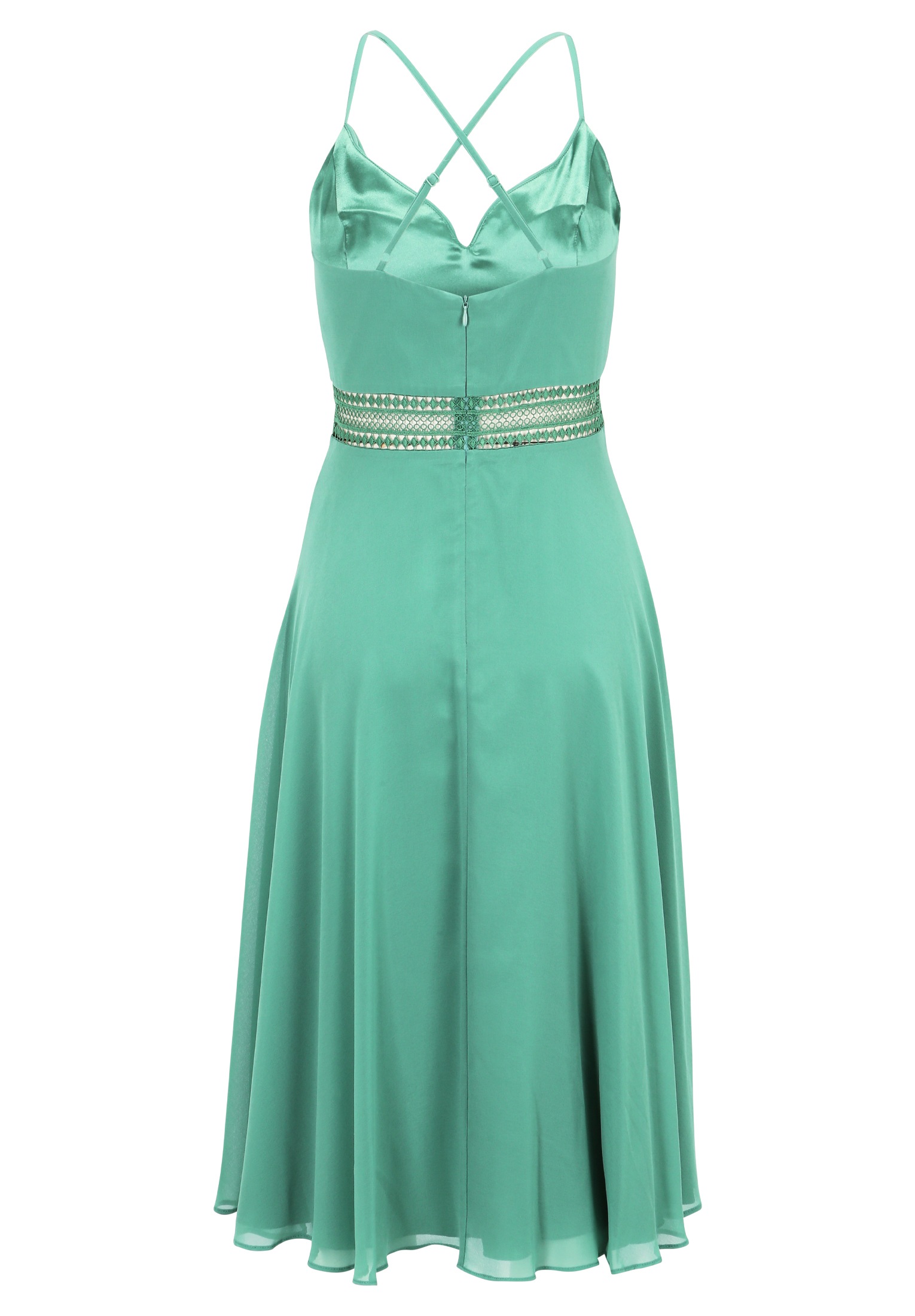 Vera Mont Cocktailkleid »Vera Mont Cocktailkleid mit Wasserfallausschnitt«, Stickerei