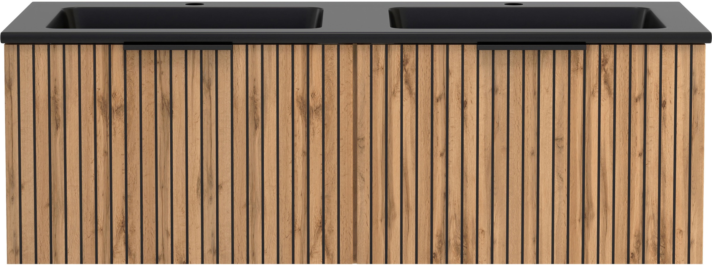 welltime Badmöbel-Set »Welltime, Carlton Waschtisch-Set, 80 oder 120 cm, gestreift«, (3 St.)