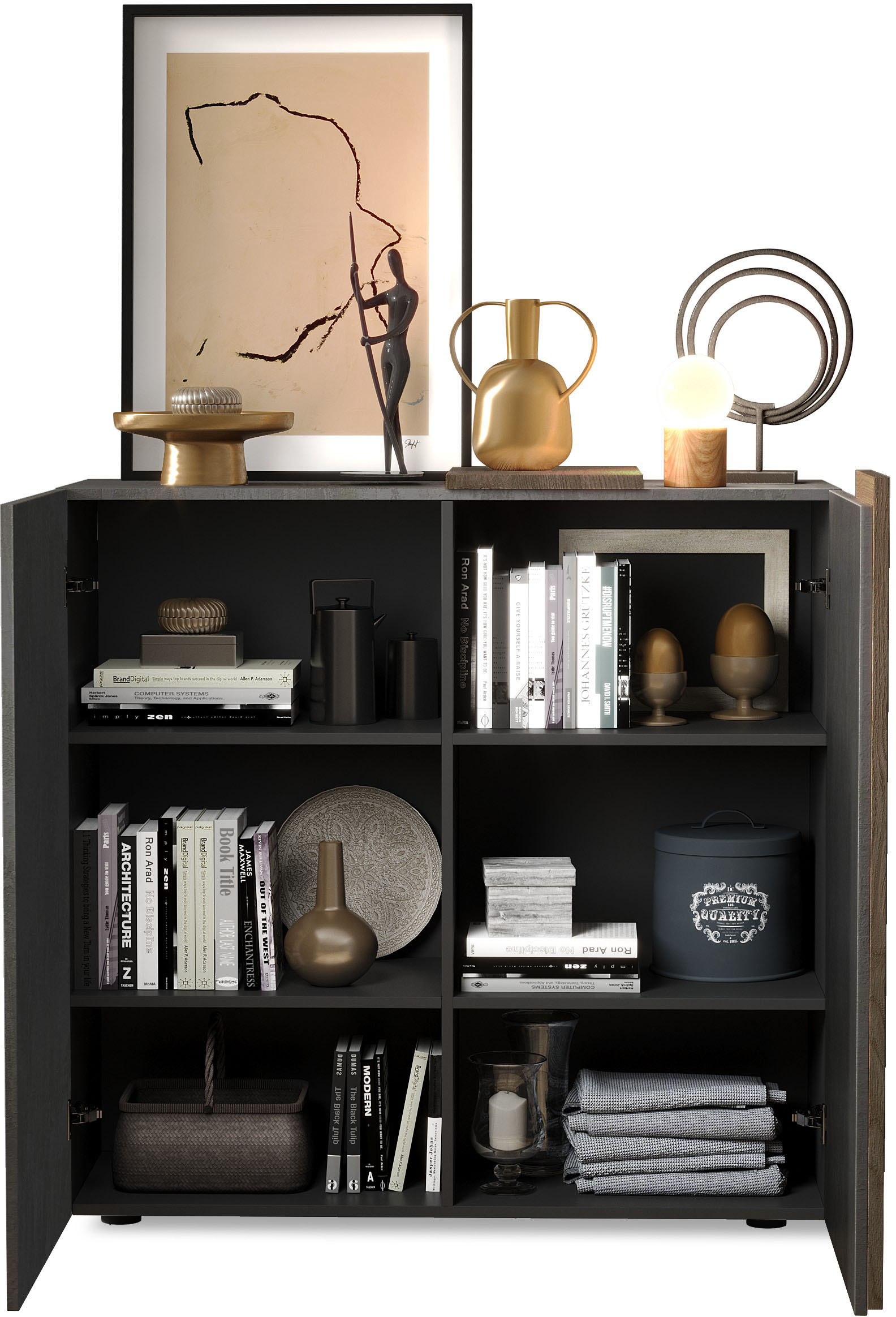 Thumbnail - Home affaire Highboard "Venus, Kommode" Höhe 113 cm, Breite 121 cm