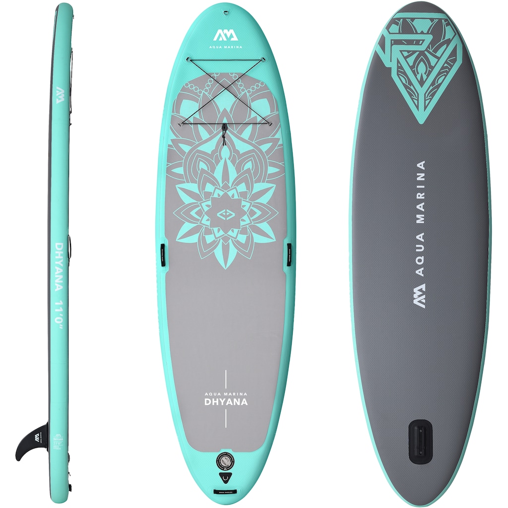 Aqua Marina Inflatable SUP-Board »Dhyana Yoga«, (Set, mit Paddel, Pumpe und Transportrucksack)