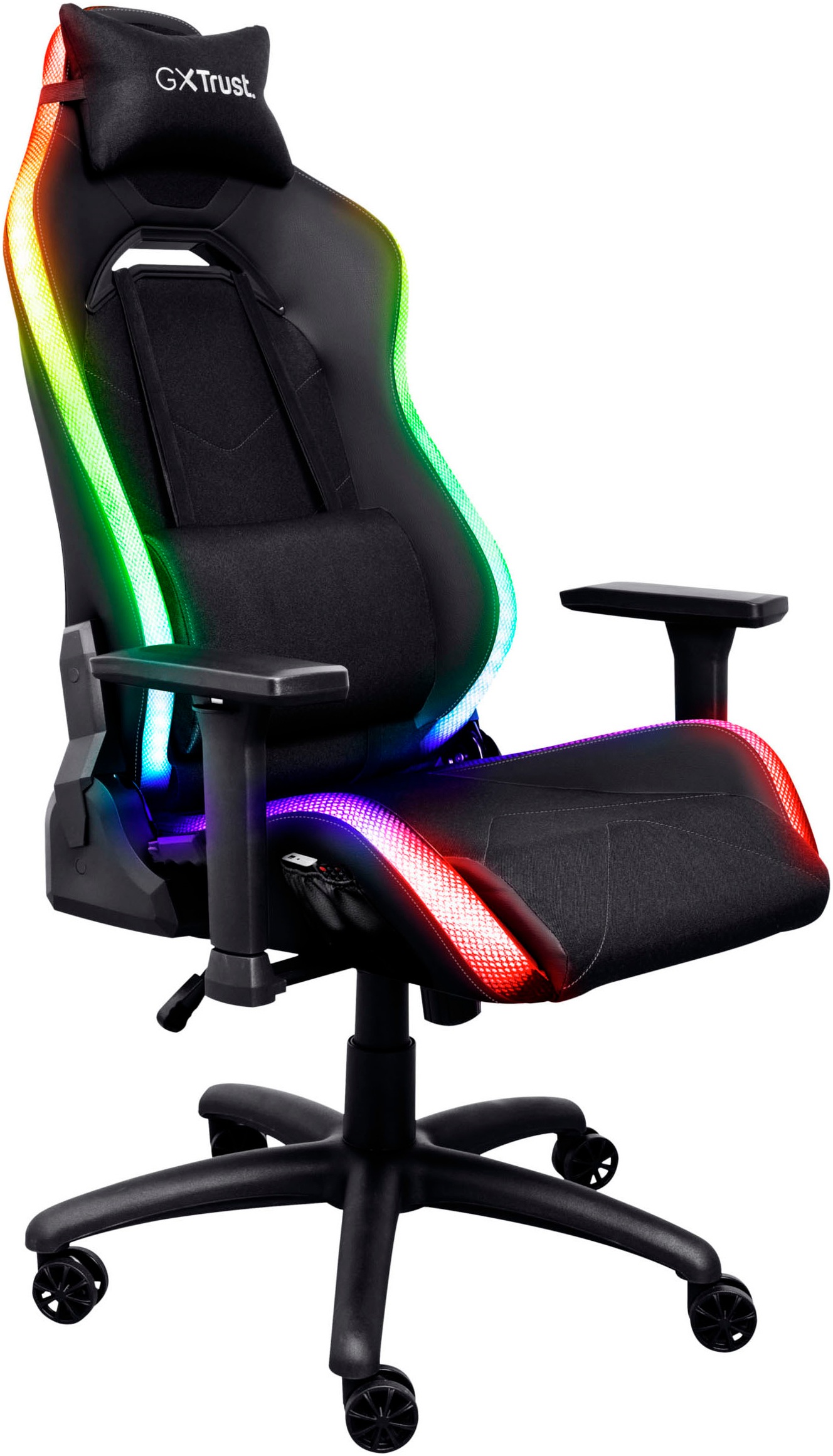 Trust Gaming-Stuhl »GXT719 RUYA RGB«, Kunstleder