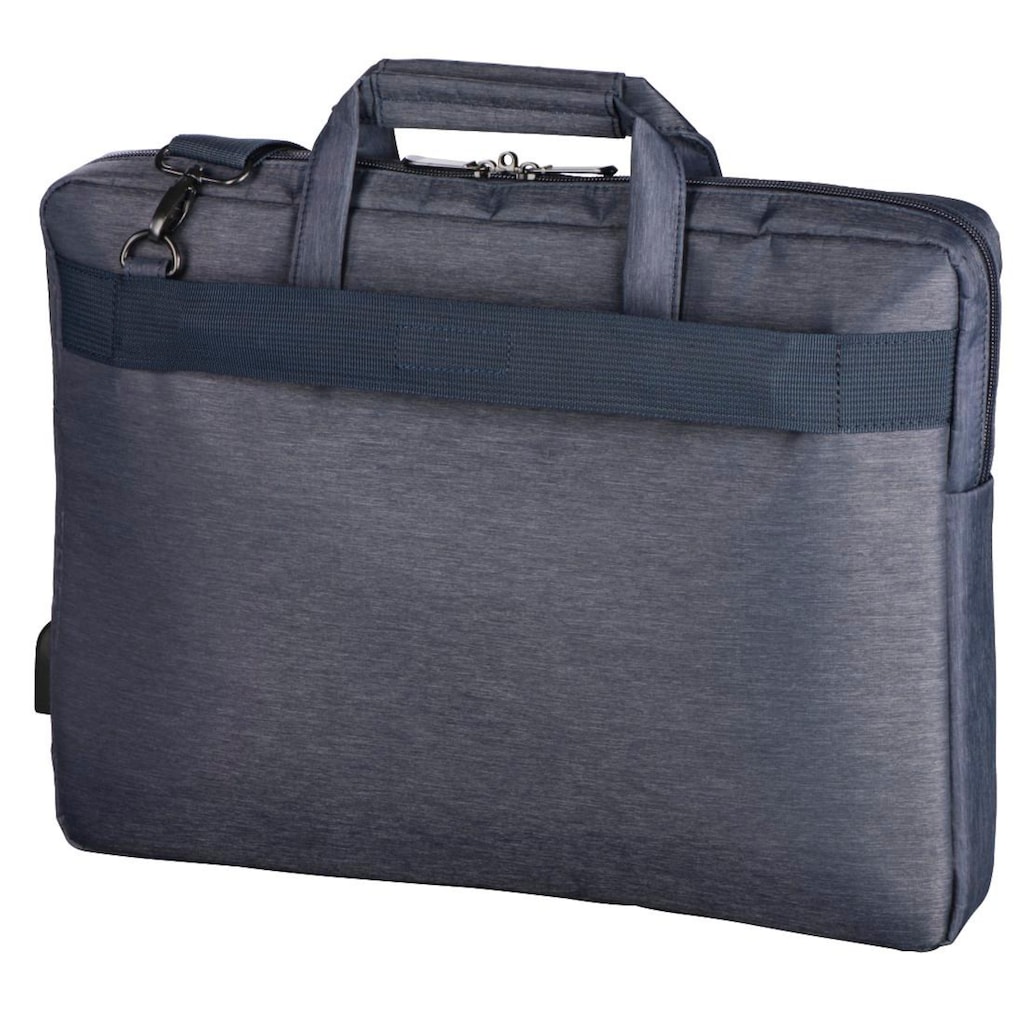 Hama Laptoptasche »Notebook Tasche bis 44cm (17,3"), Farbe Blau, modisches Design«